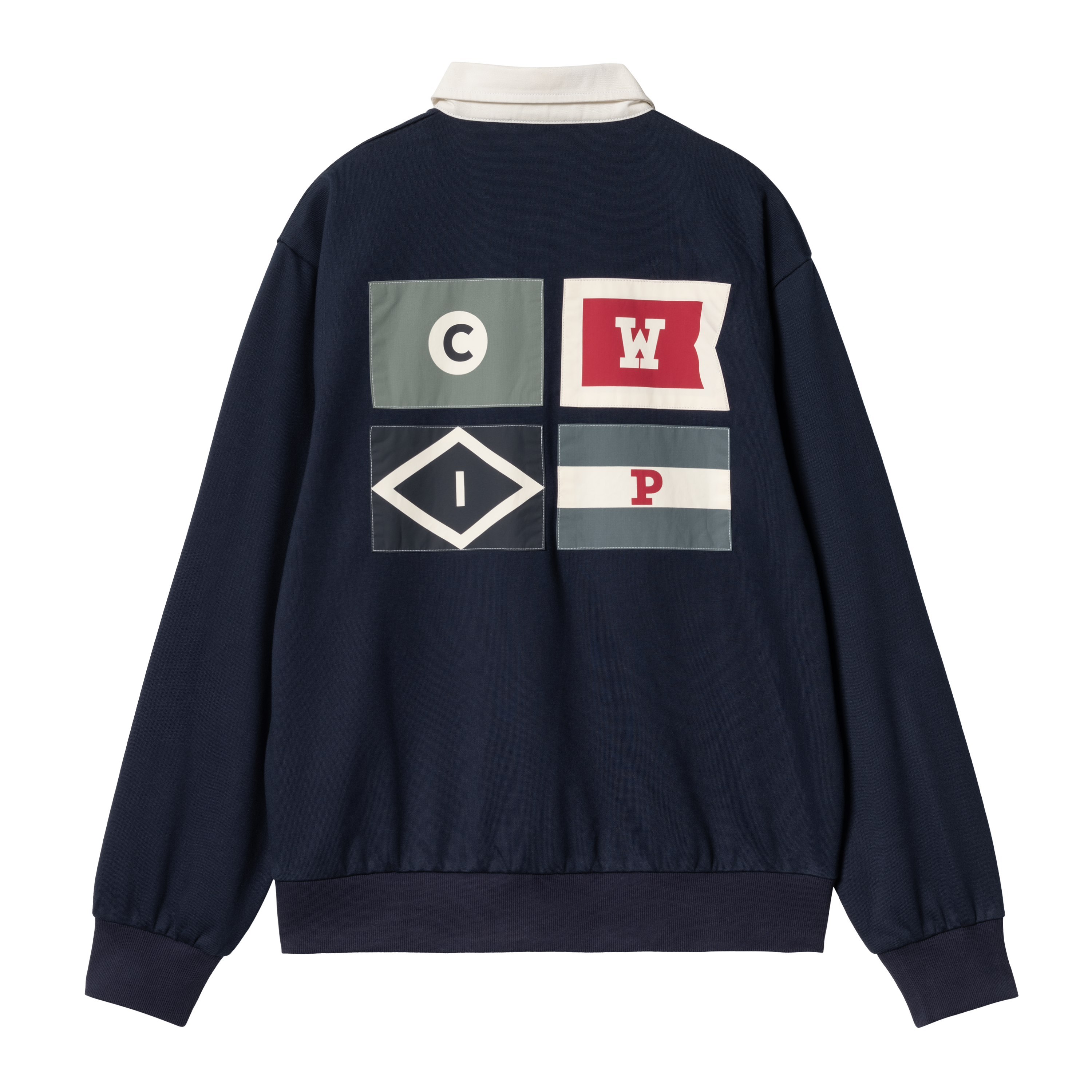 ★ドイツ発*carhartt WIP*新作*Flags ラグビースウェット/CF★ ☆ドイツ発*carhartt WIP*新作*Flags ラグビースウェット/GR