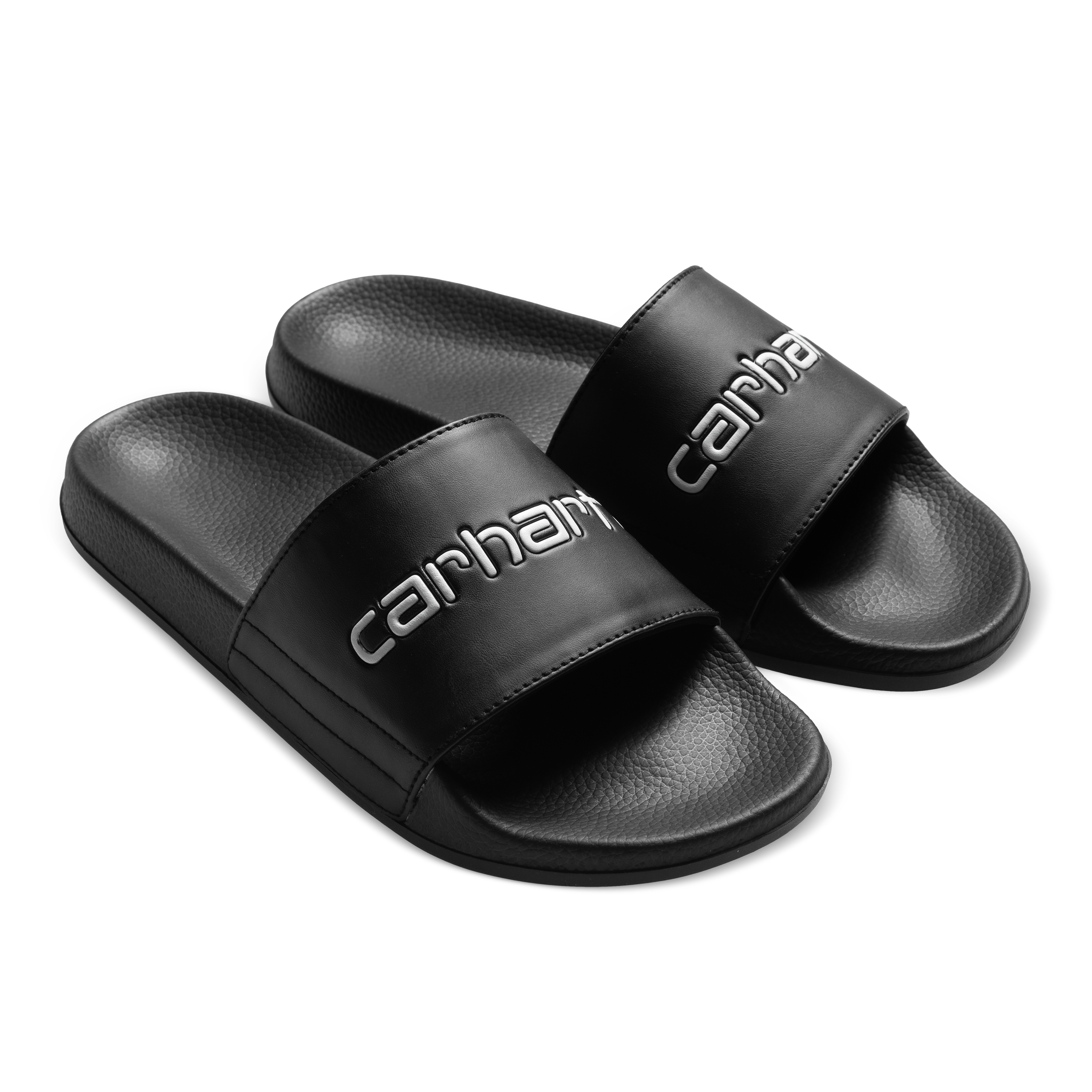 サンダル Carhartt WIP \"Carhartt Slippers\" Slides Carhartt-WIP Slippers (Slides) - Black/White | Garmentory