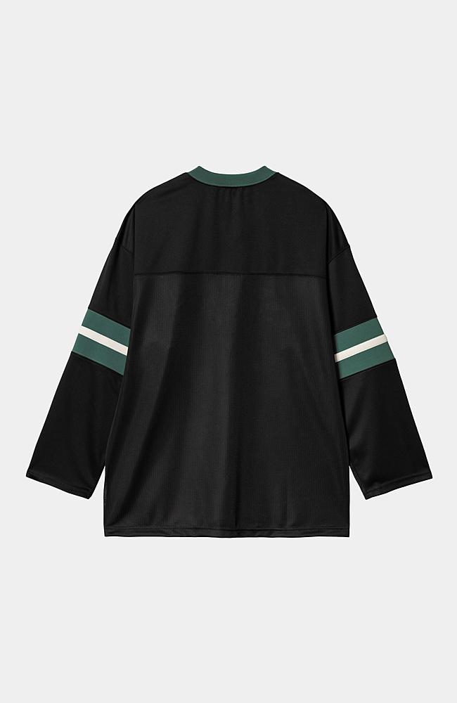 CARHARTT WIP| (L/S Detroit Mesh T-Shirt (I034620 3A0XX) Carhartt WIP L/S Detroit Mesh T-Shirt, Black / Conifer / Wax