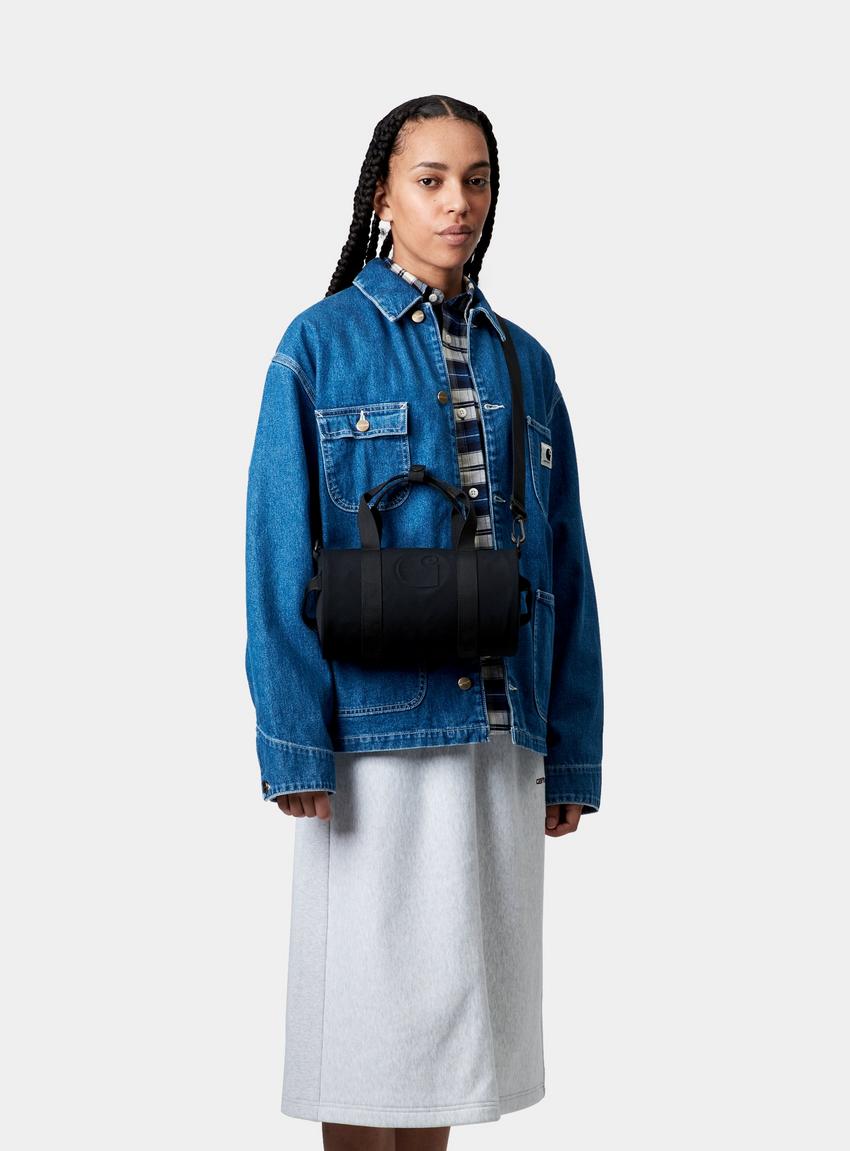 CARHARTT WIP| (Clarton Duffle Bag (I034630 89XX)) Carhartt WIP Clarton Duffle Bag, Black | Official Online Store