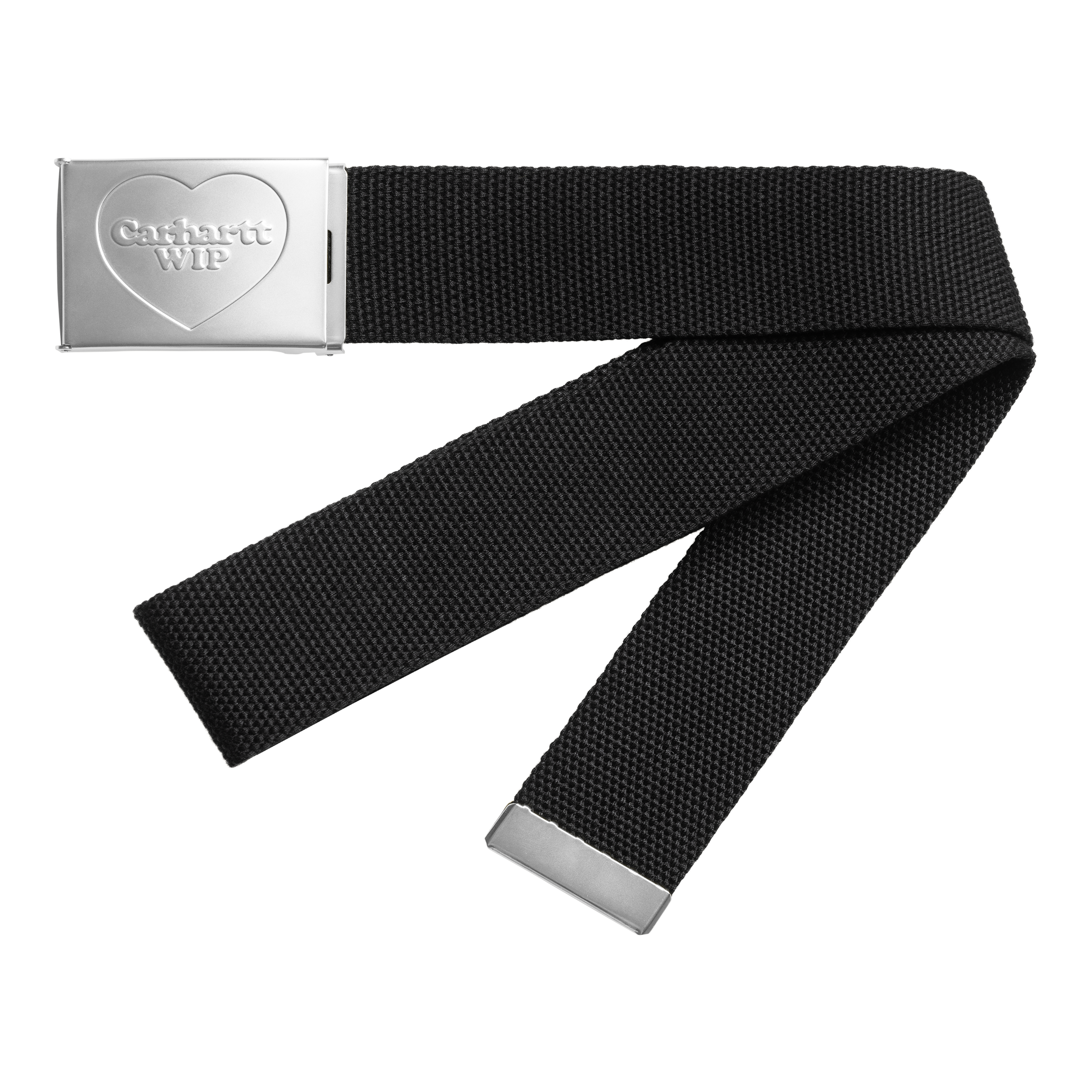 Carhartt WIP Heart Clip Belt Black / Silver