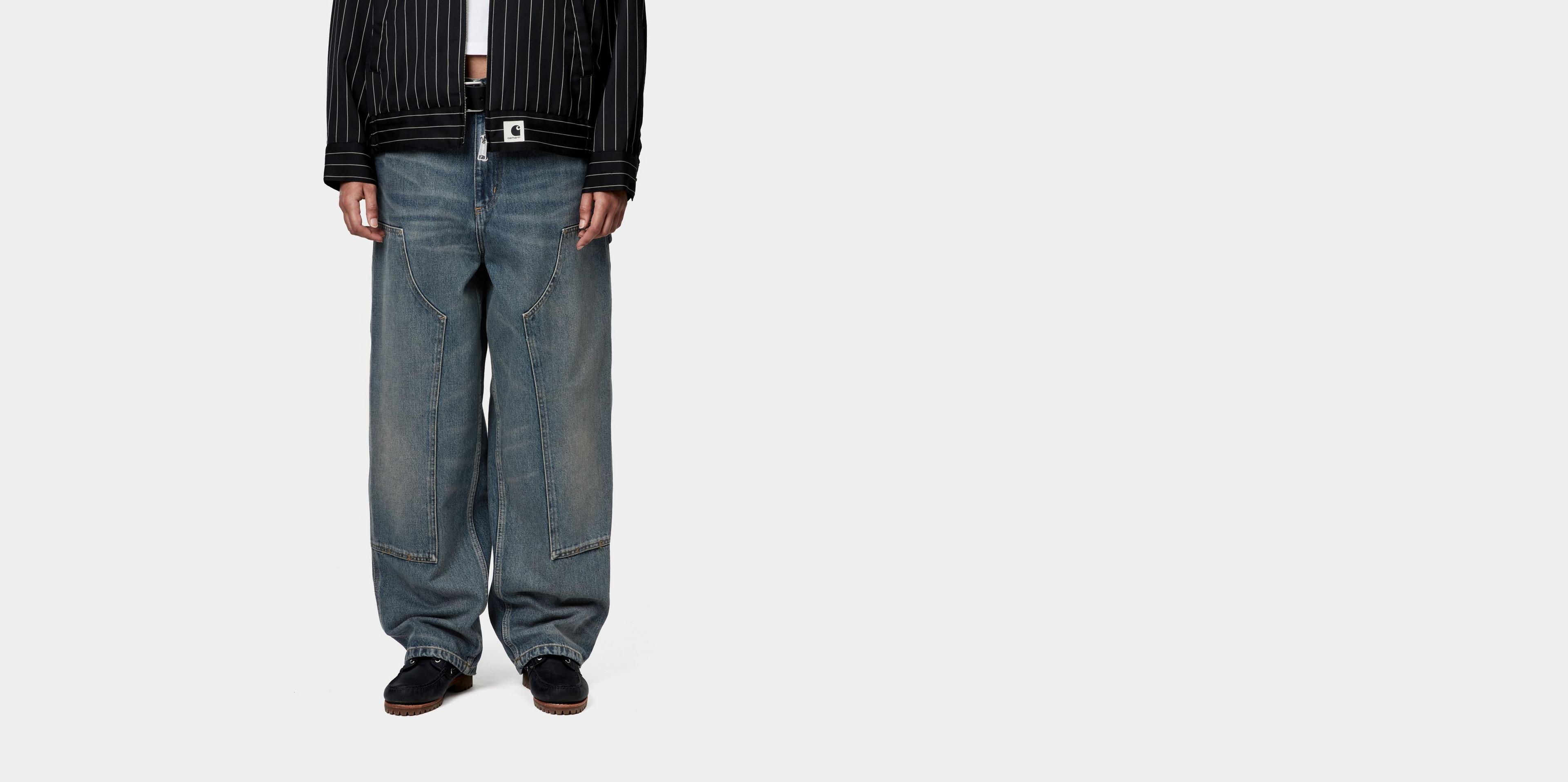 希少W’Brandon double Knee pant ダブルニーパンツ　L Carhartt WIP W' Brandon Double Knee Pant, Blue | Official