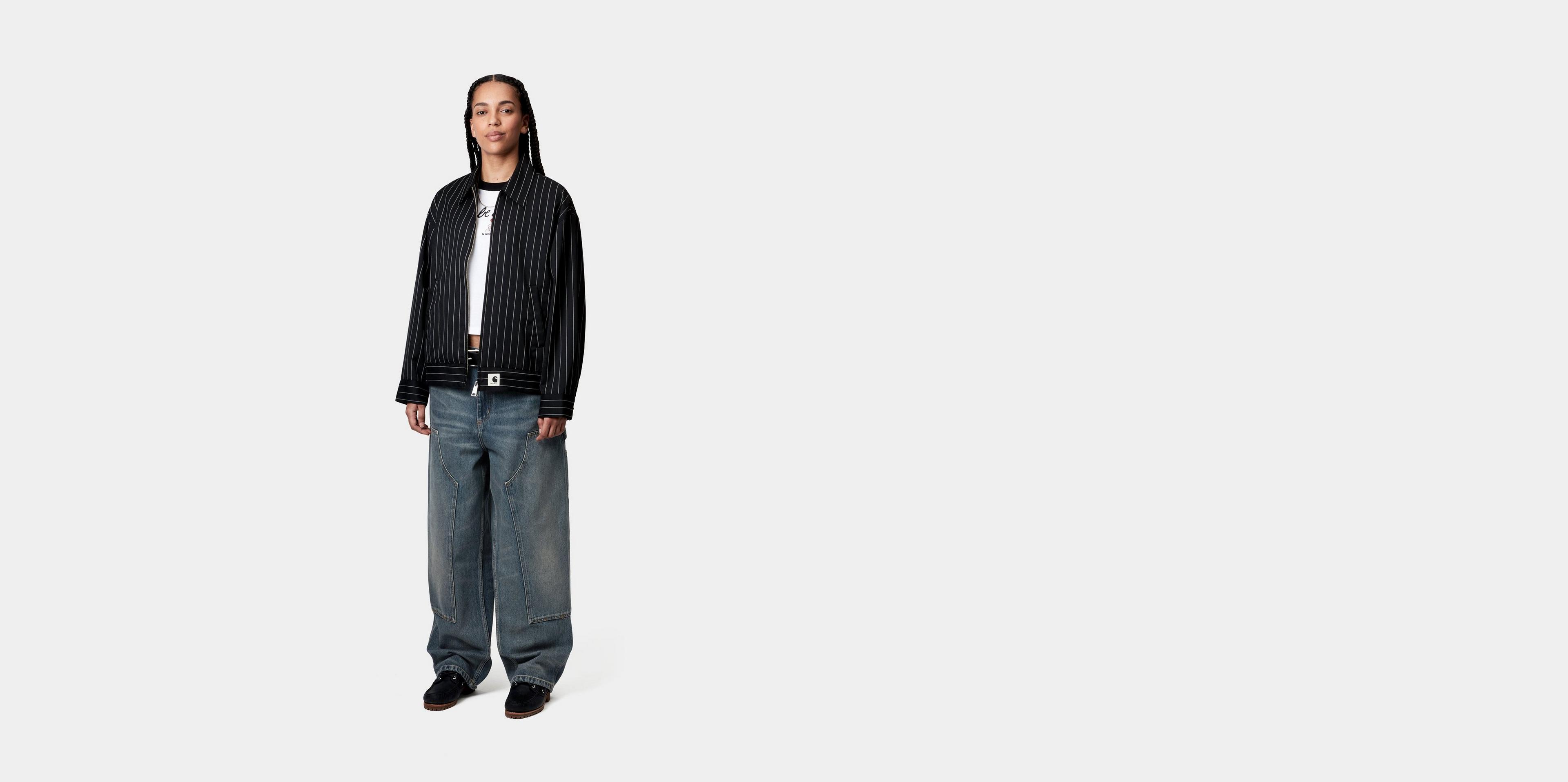 Carhartt WIP W' Brandon Double Knee Pant, Blue | Official