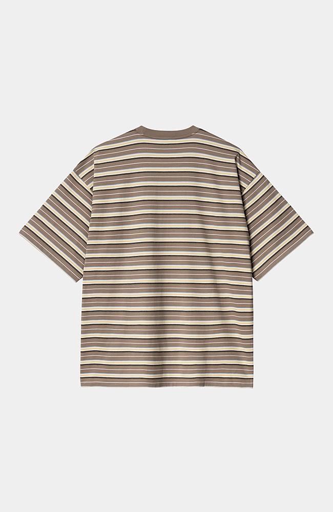 CARHARTT WIP| (S/S Nathan T-Shirt (I034640 2PZXX)) Carhartt WIP S/S Nathan T-Shirt, Nathan Stripe, Branch