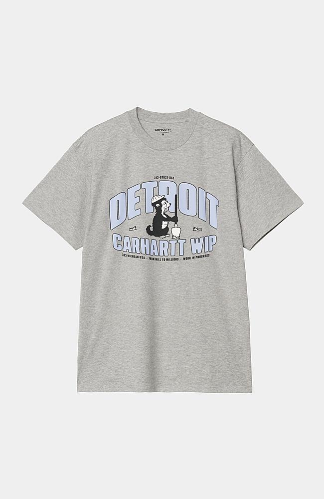 Tシャツ・カットソー CARHARTT S/S UNDERGROUND T-SHIRT 5SA233 Carhartt WIP S/S Underground T-Shirt, Grey Heather