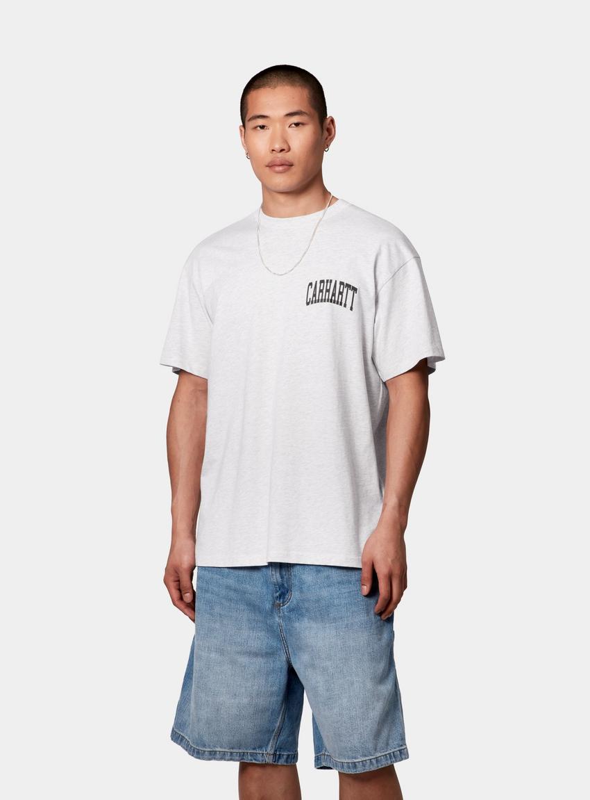 ★人気★carhartt★S/S LOGO T-SHIRT Ash Heather Carhartt WIP S/S Logo T-Shirt, Ash Heather | Official Online