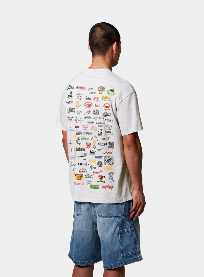 ★人気★carhartt★S/S LOGO T-SHIRT Ash Heather Carhartt WIP S/S Logo T-Shirt, Ash Heather | Official Online