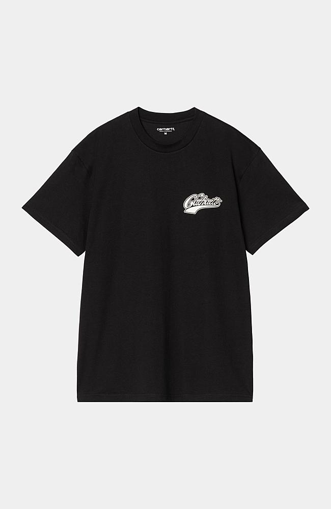 ★2025SS新作★CARHARTT★S/S BUTTON T-SHIRT Carhartt WIP S/S Logo T-Shirt, Black | Official Online Store