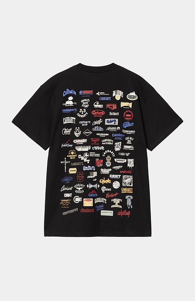 CARHARTT WIP| (S/S LOGO T-SHIRT (I034643 482XX)) Carhartt WIP S/S Logo T-Shirt, Black | Official Online Store