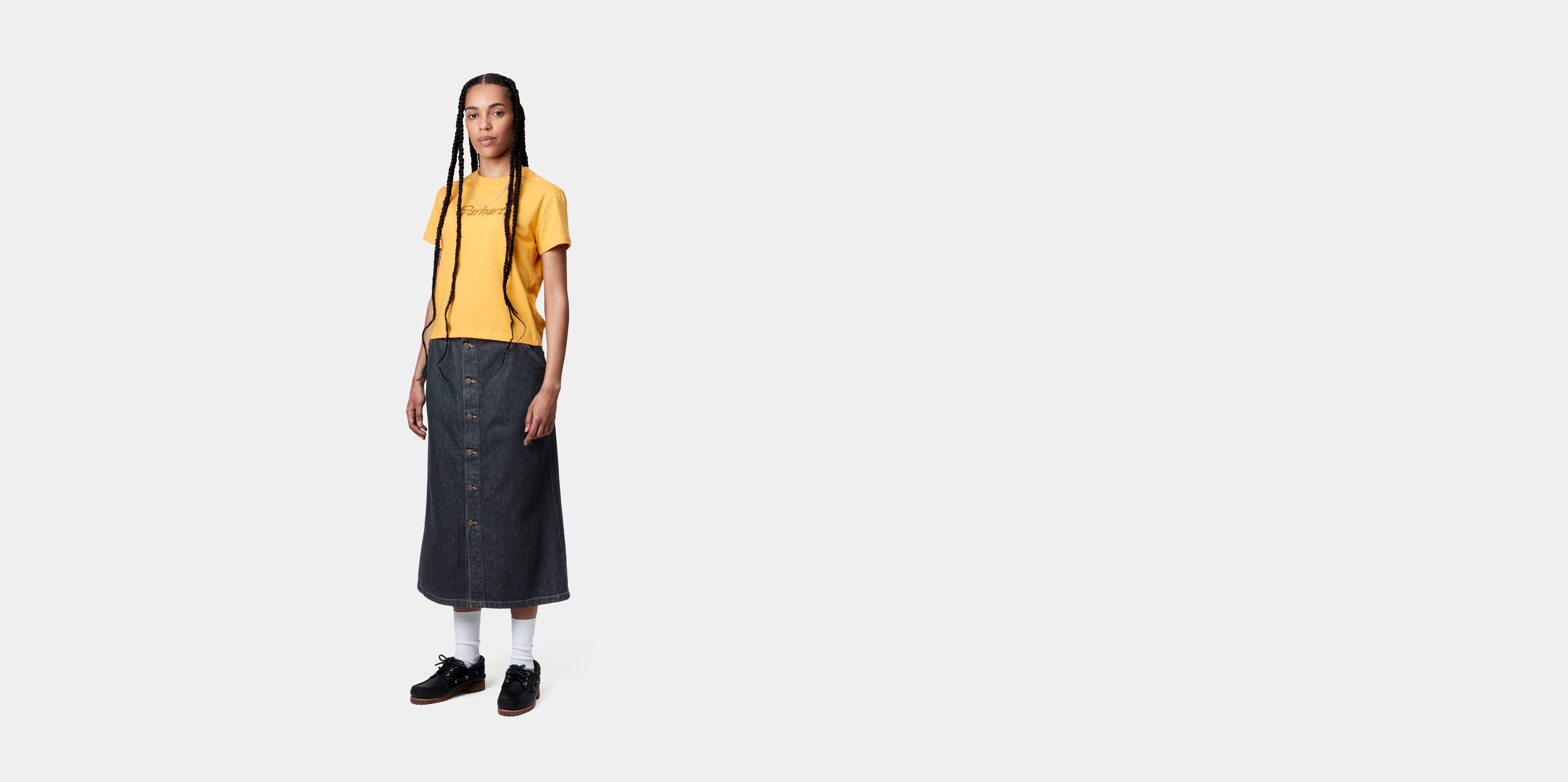 Carhartt WIP W' Marvin Skirt, Blue | Official Online Store