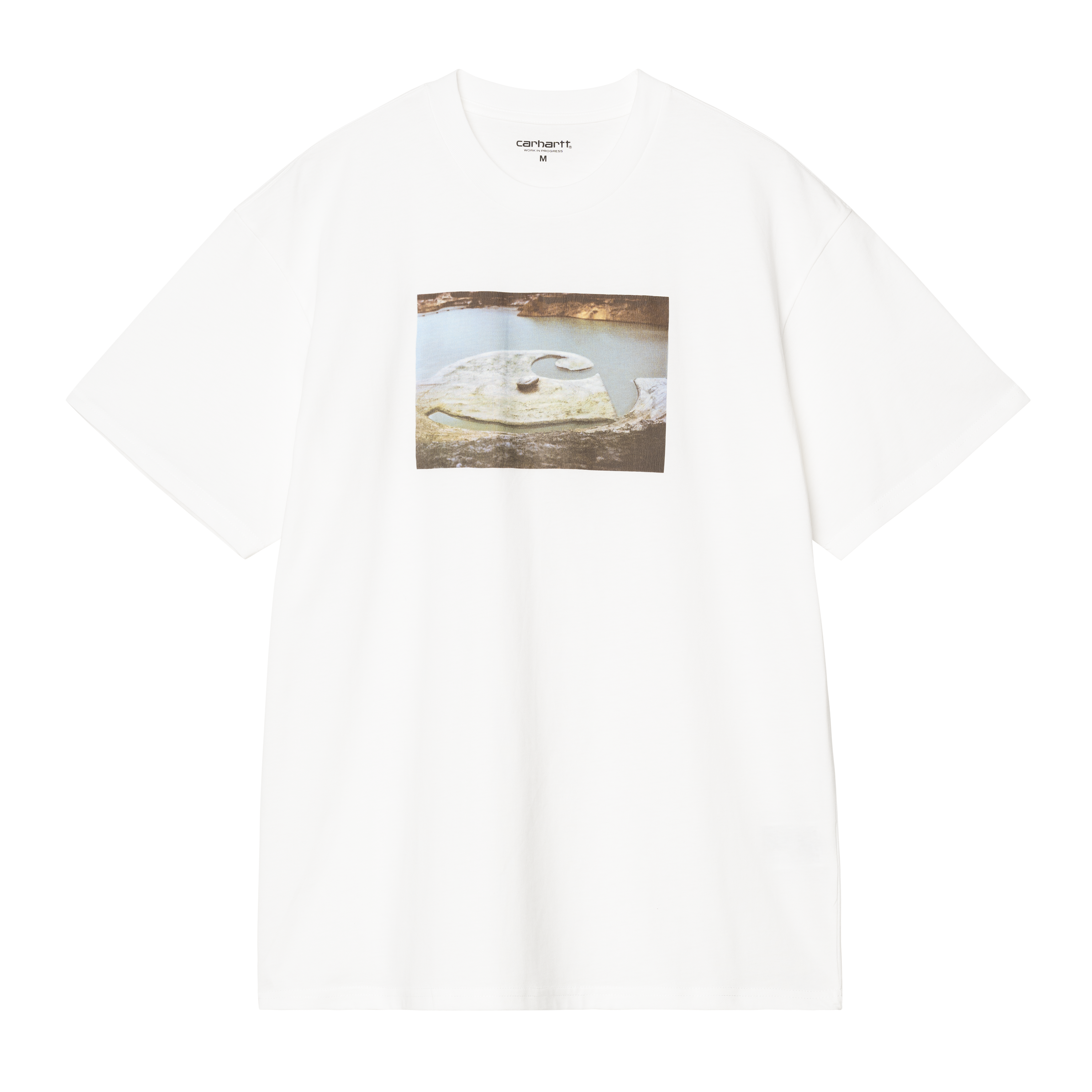Carhartt WIP S/S Muddy Water T-Shirt, White | Official