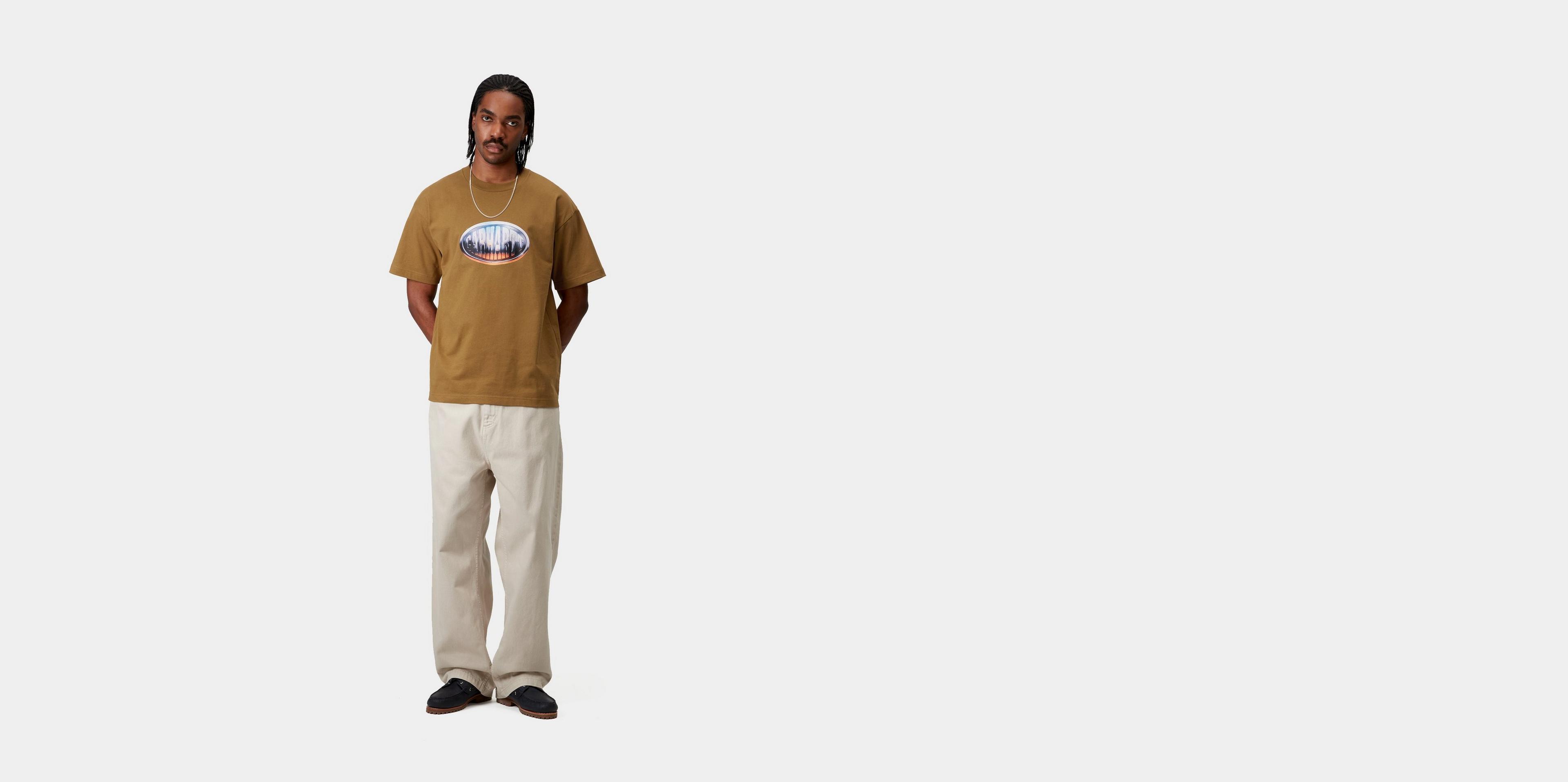 【Carhartt】 S/S BIG TIME T-SHIRT R6159 Carhartt WIP S/S Jazzy T-Shirt, Park / Quince | Official