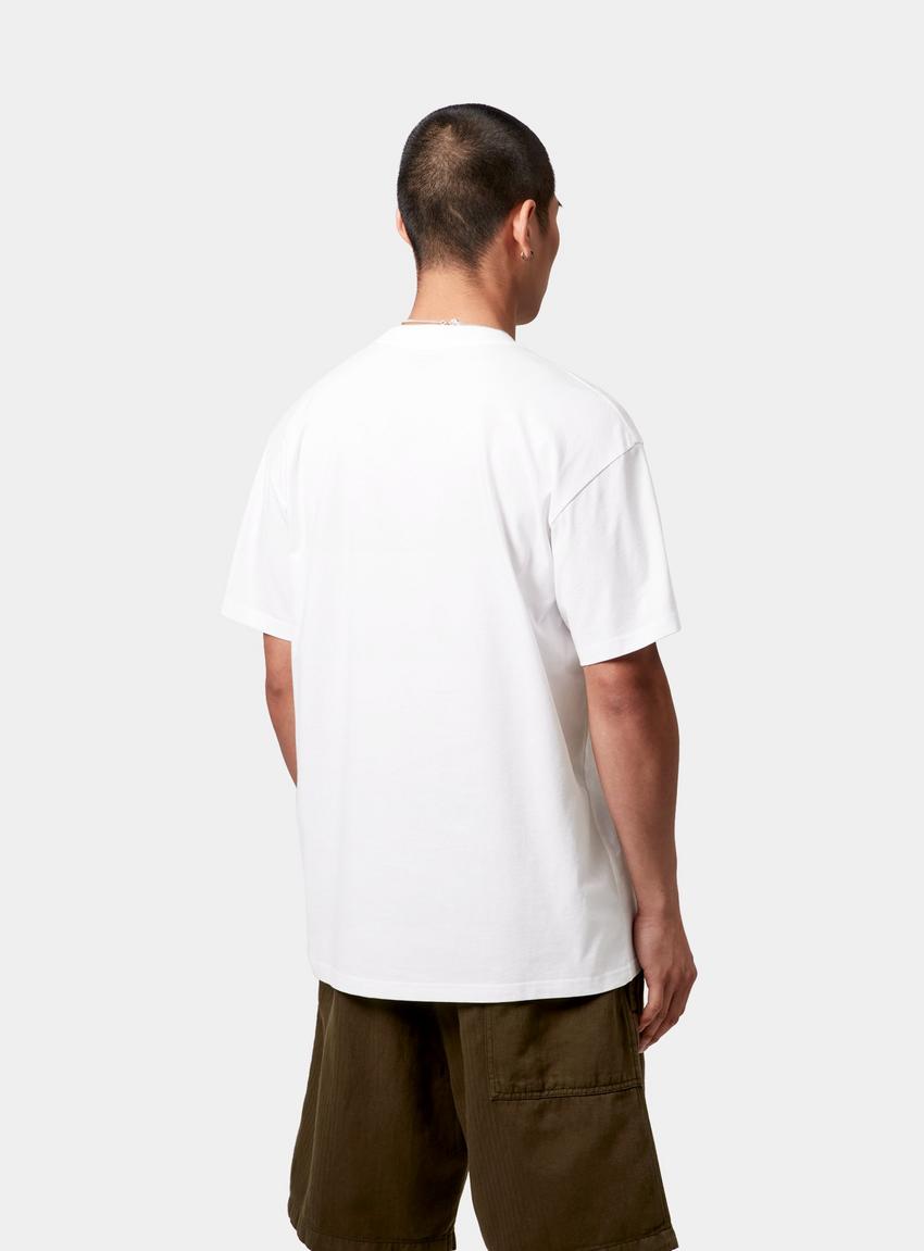 ★ドイツ発*carhartt WIP*新作*Cairn Man Tシャツ/WHITE★ Carhartt WIP S/S Cairn Man T-Shirt, White | Official Online