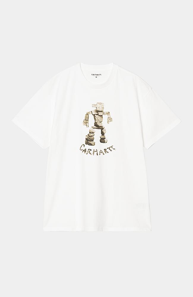 ★ドイツ発*carhartt WIP*新作*Cairn Man Tシャツ/WHITE★ Carhartt WIP S/S Cairn Man T-Shirt, White | Official Online