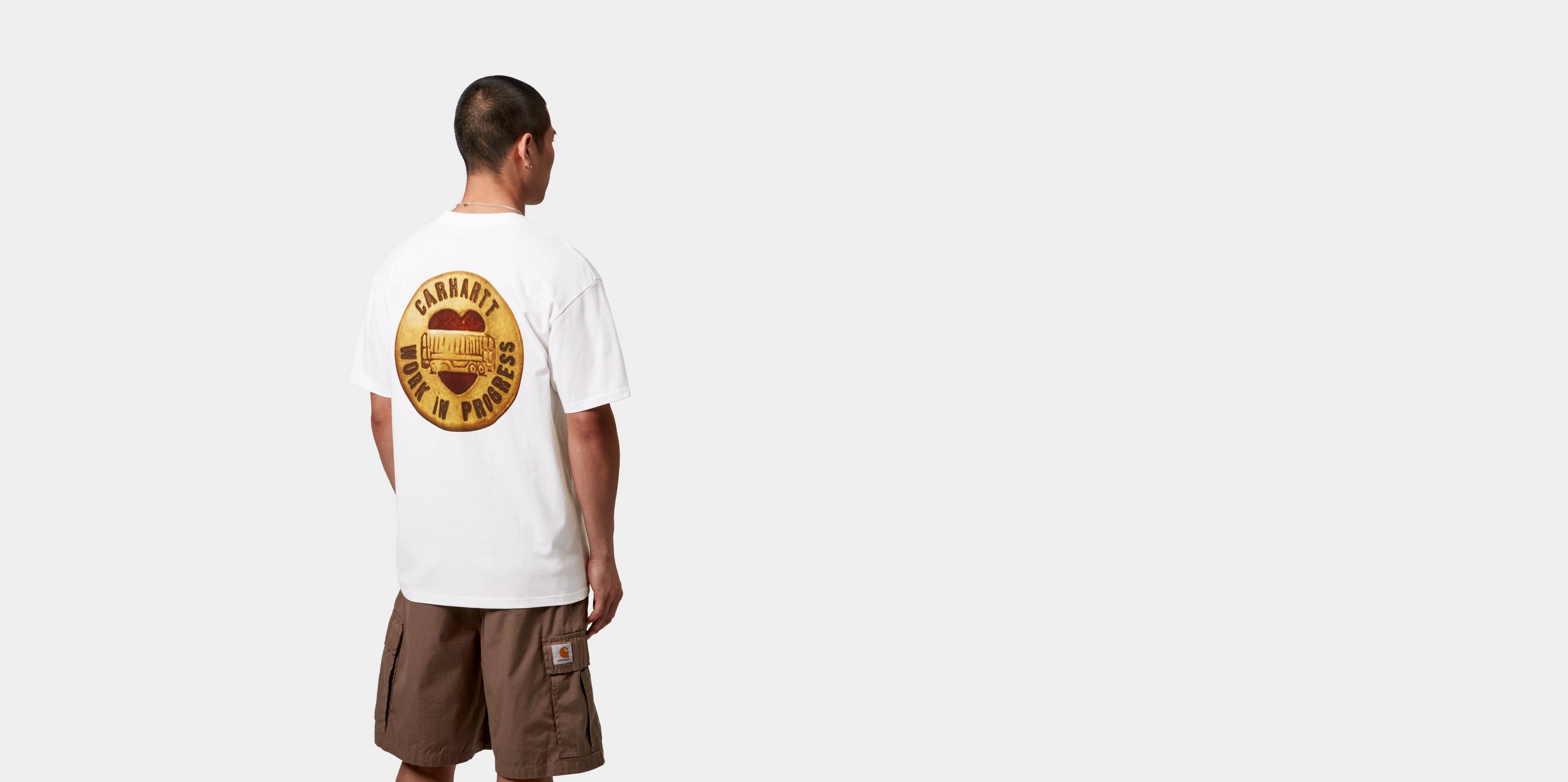 ★2025SS新作★CARHARTT★S/S BUTTON T-SHIRT Carhartt WIP S/S Button T-Shirt, White | Official Online Store