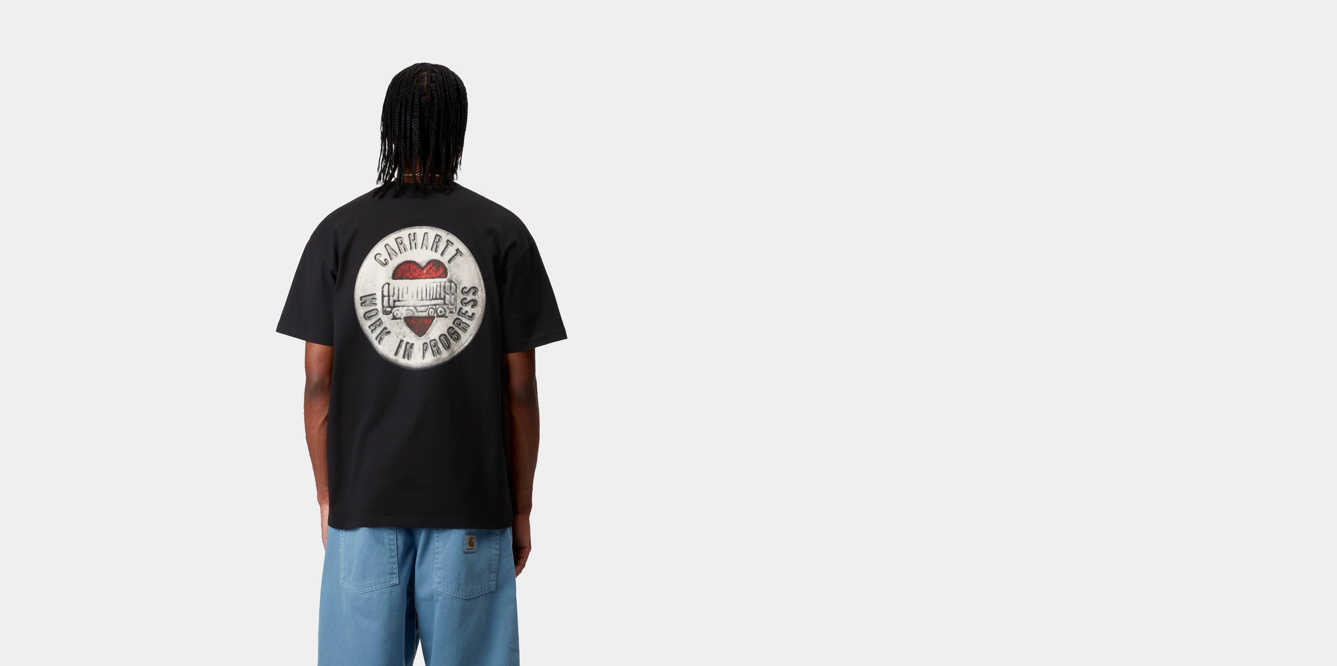 Carhartt WIP S/S Button T-Shirt, Black | Official Online Store