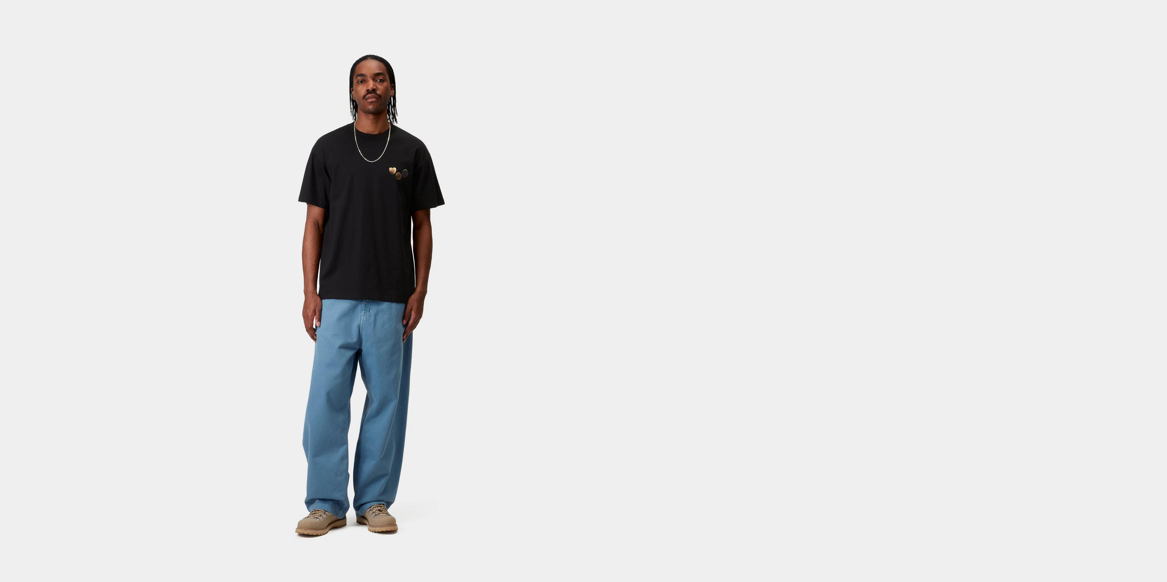 Carhartt WIP S/S Button T-Shirt, Black | Official Online Store