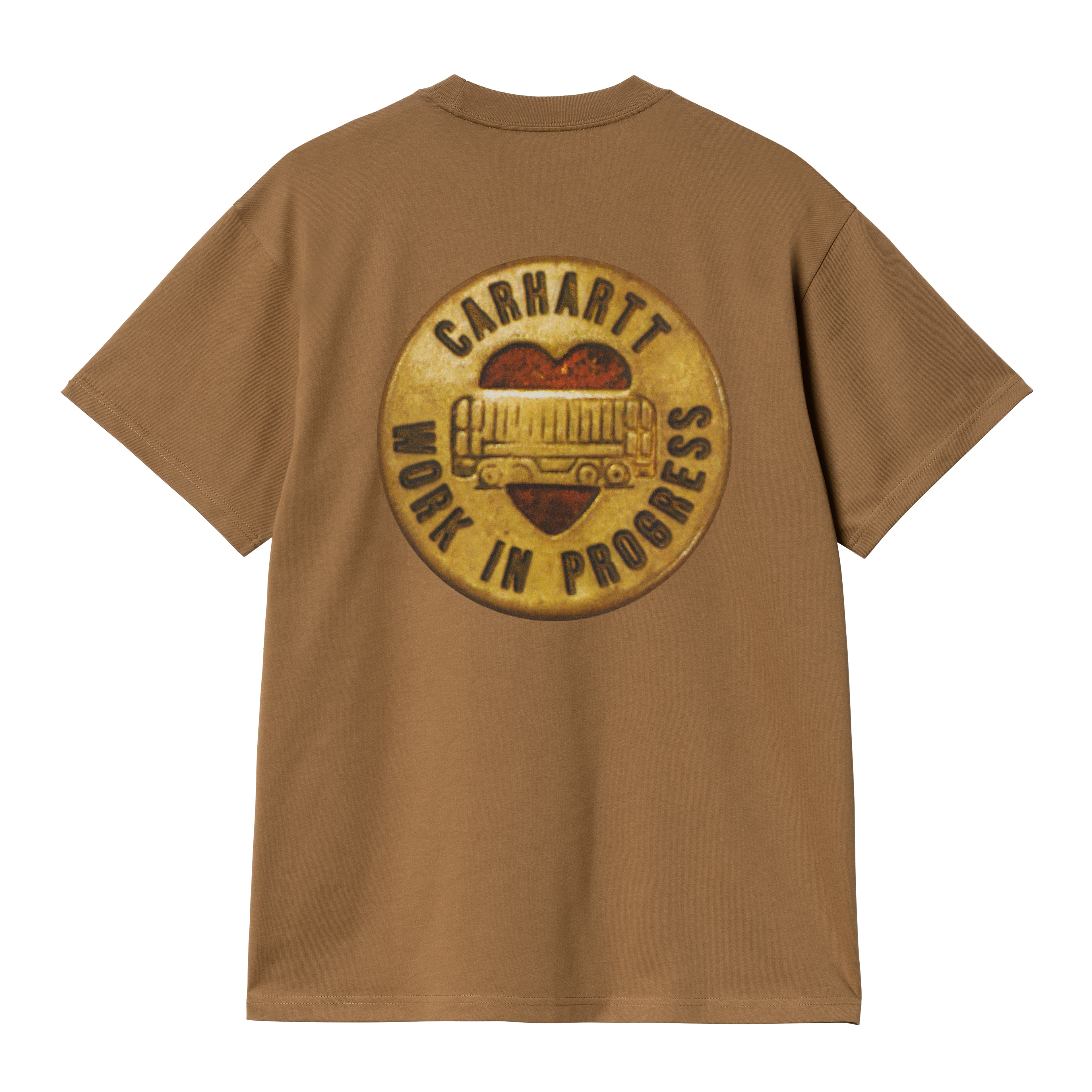 Carhartt WIP S/S Button T-Shirt, Hamilton Brown | Official