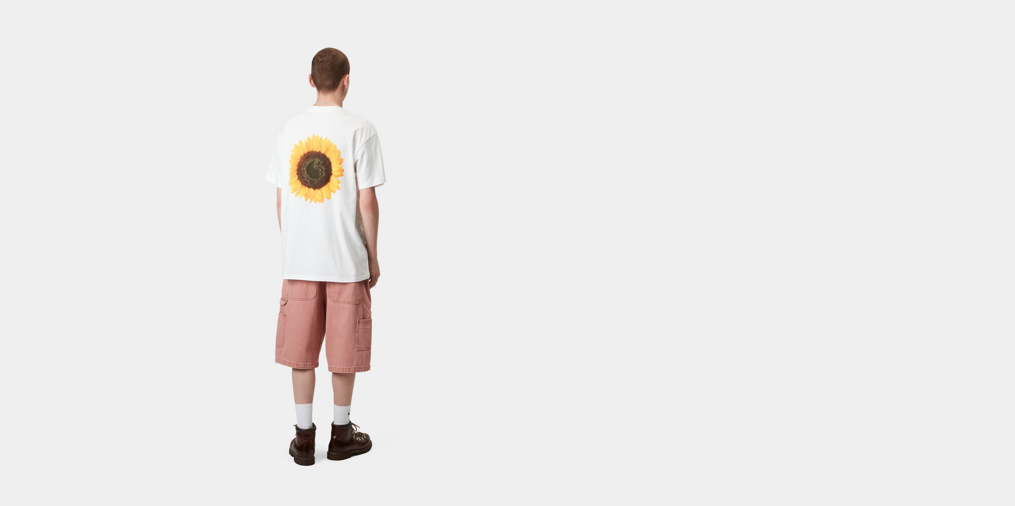 Carhartt WIP S/S Sunflower T-Shirt, White | Official Online