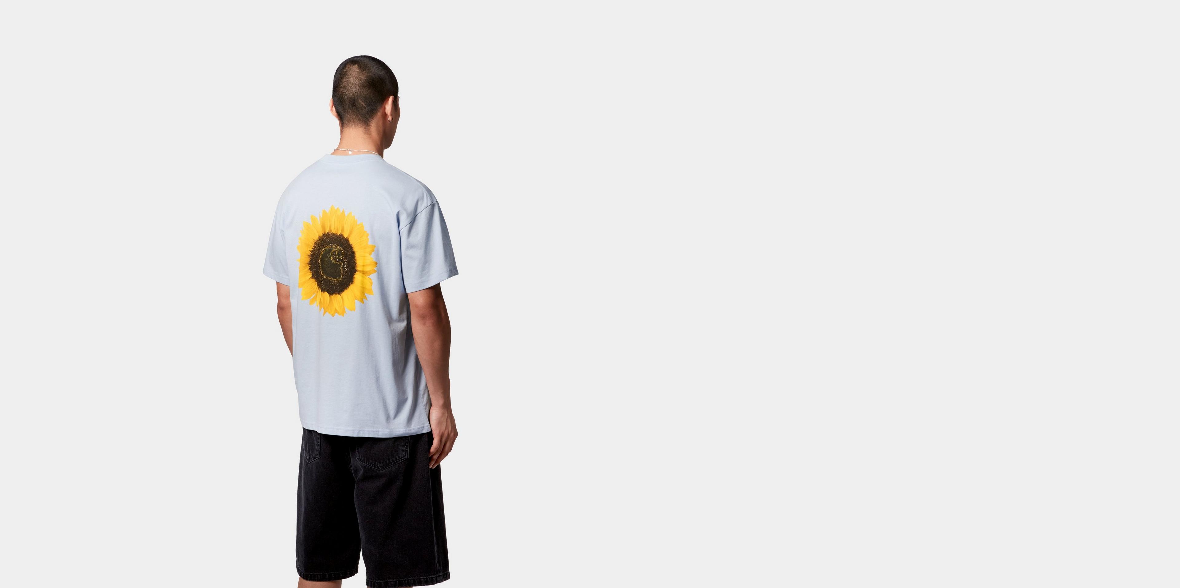 【送料&関税込】Carhartt s/s Sunflower T-shirt Carhartt WIP S/S Sunflower T-Shirt, Air Sky | Boutique en