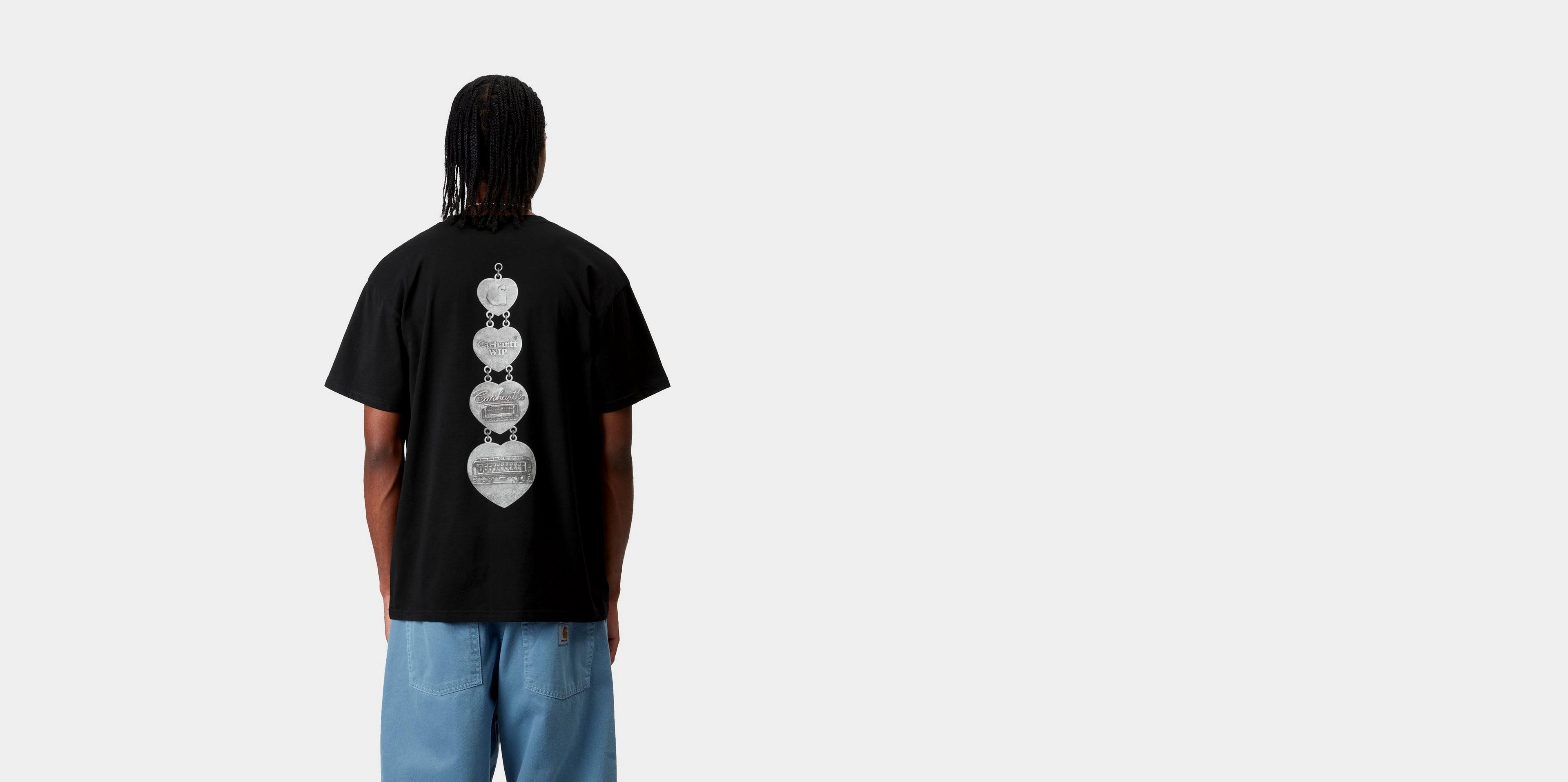 Tシャツ・カットソー CARHARTT W S/S HARTT CHAIN T-SHIRT 5SA135 Carhartt WIP S/S Hartt Chain T-Shirt, Black | Official