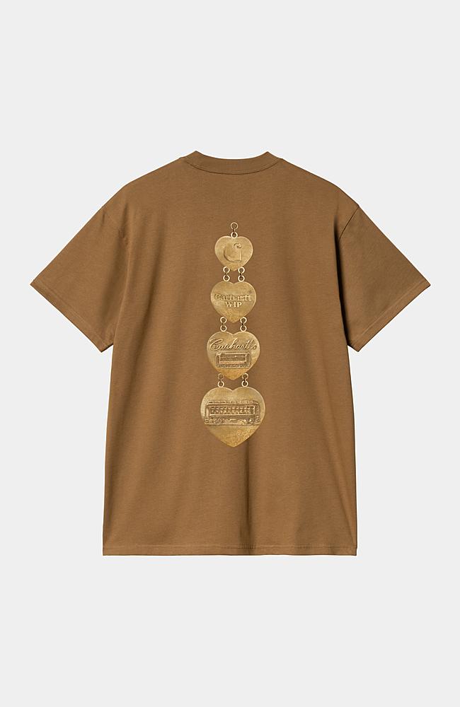 ★ドイツ発*carhartt WIP*新作*Hartt Chain Tシャツ/H-BROWN★ Carhartt WIP S/S Hartt Chain T-Shirt, Hamilton Brown
