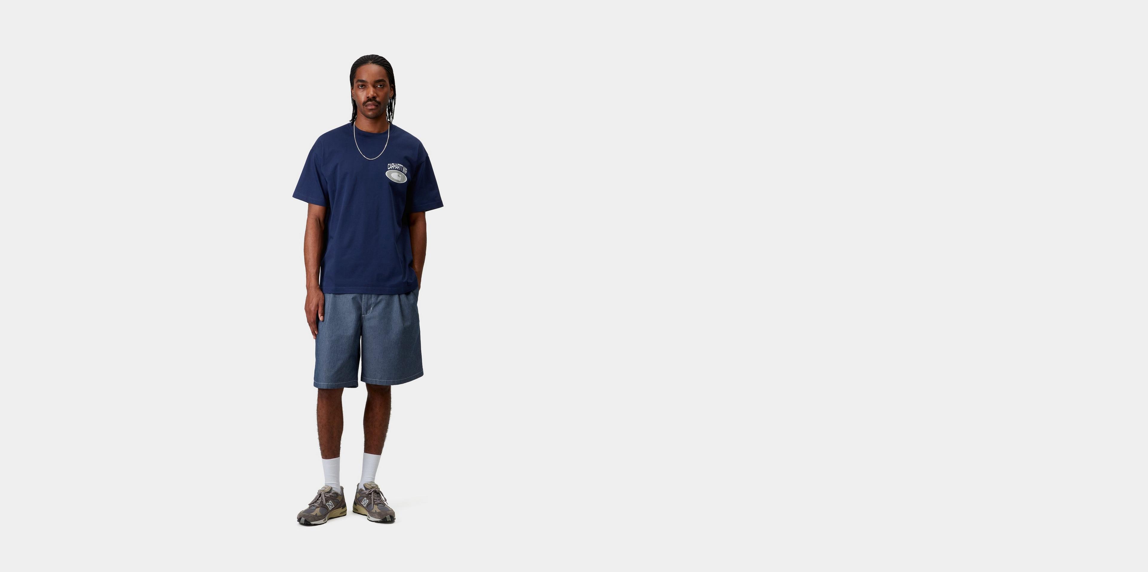 【関税込み】Carhartt Work In Progress ネイビー Tyre Tシャツ 関税込み】Carhartt Work In Progress ネイビー Tyre Tシャツ
