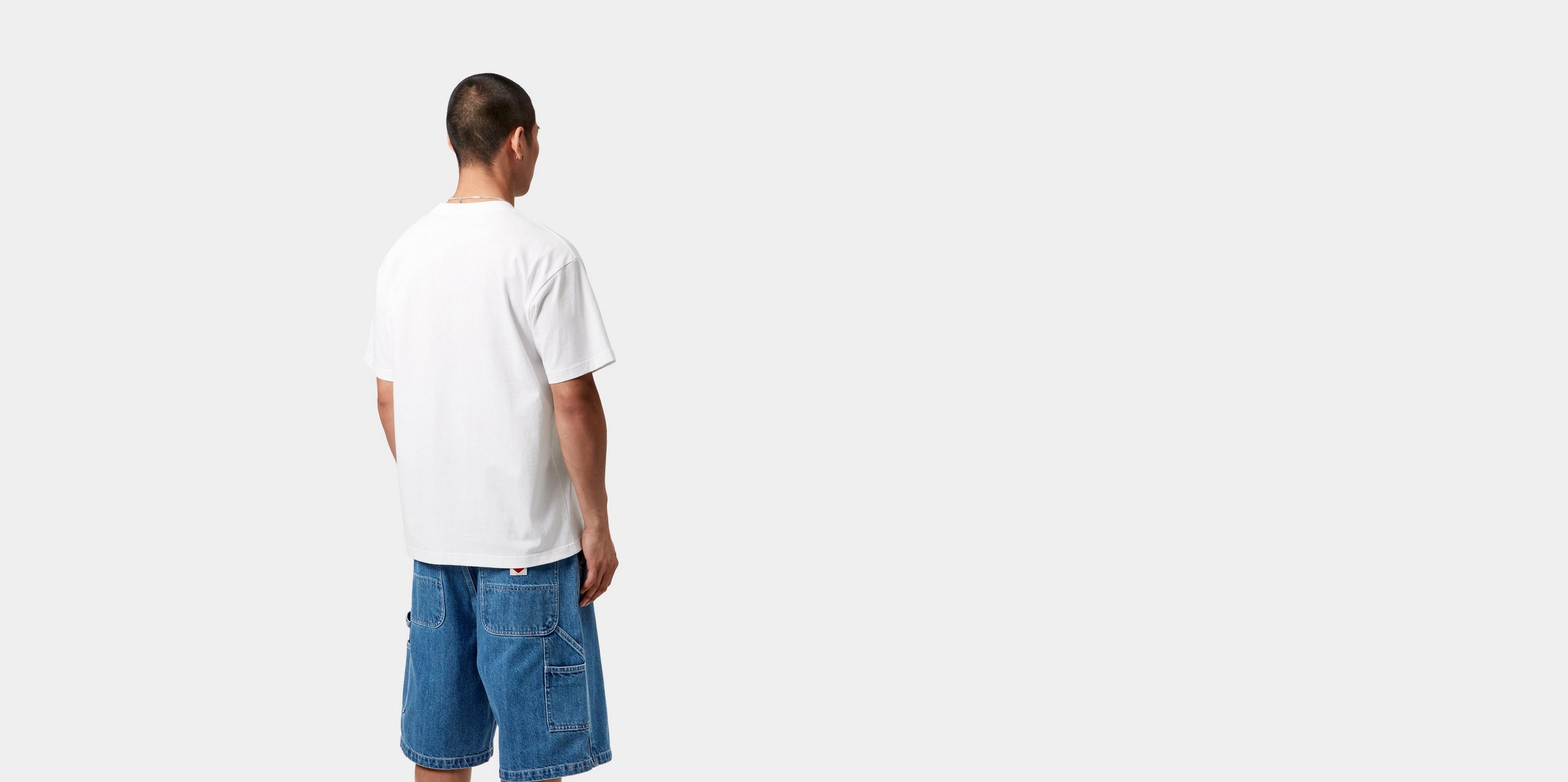 Carhartt WIP S/S Flaming Ducks T-Shirt, White | Official