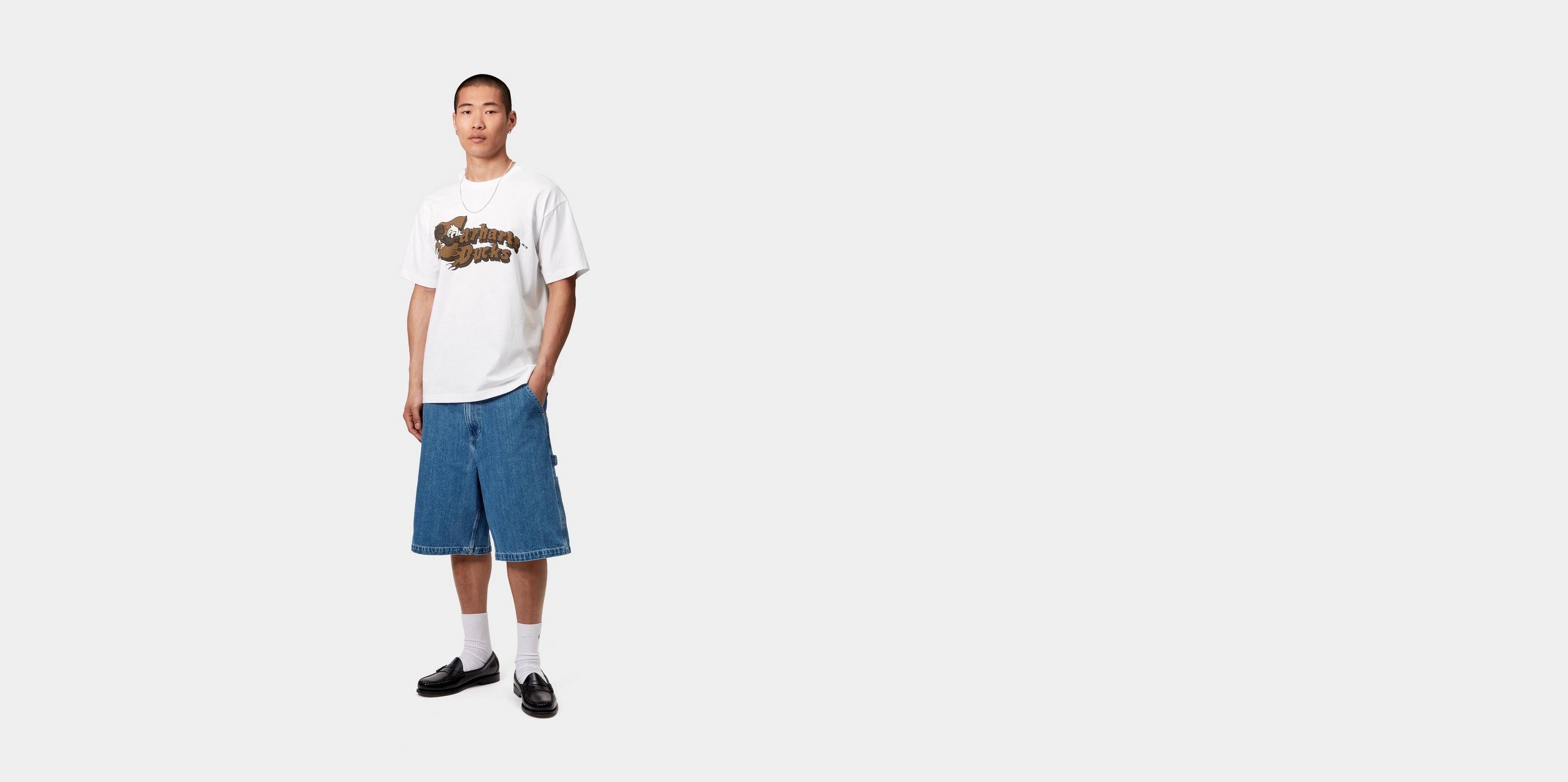 【Carhartt】S/S FLAMING DUCKS T-SHIRT R6390 Carhartt WIP S/S Flaming Ducks T-Shirt, White | Official