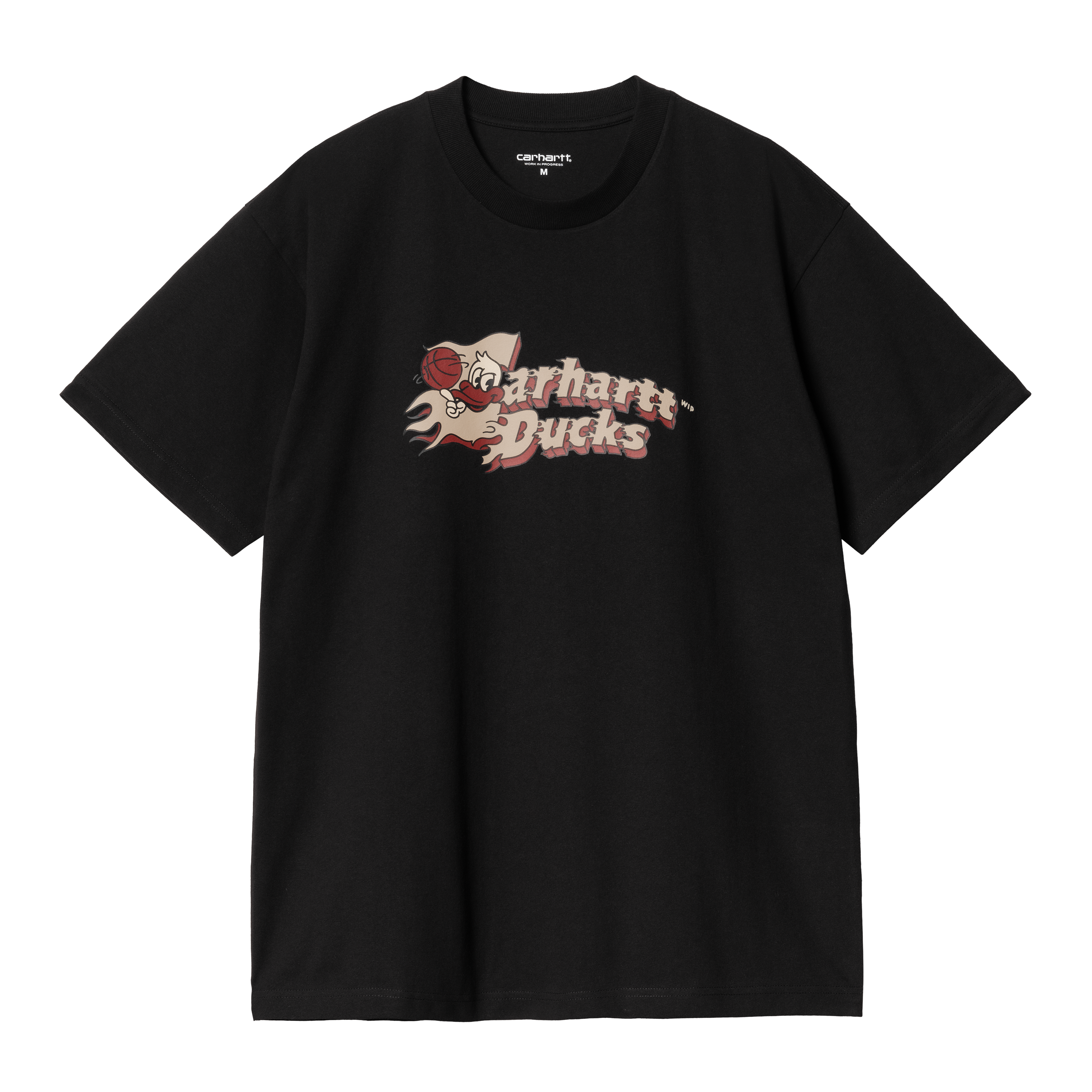 【Carhartt】 ★ S/S FLAMING DUCKS T-SHIRT ★ LOOSE FIT Carhartt WIP Flaming Ducks Baseball Long Sleeve T-Shirt