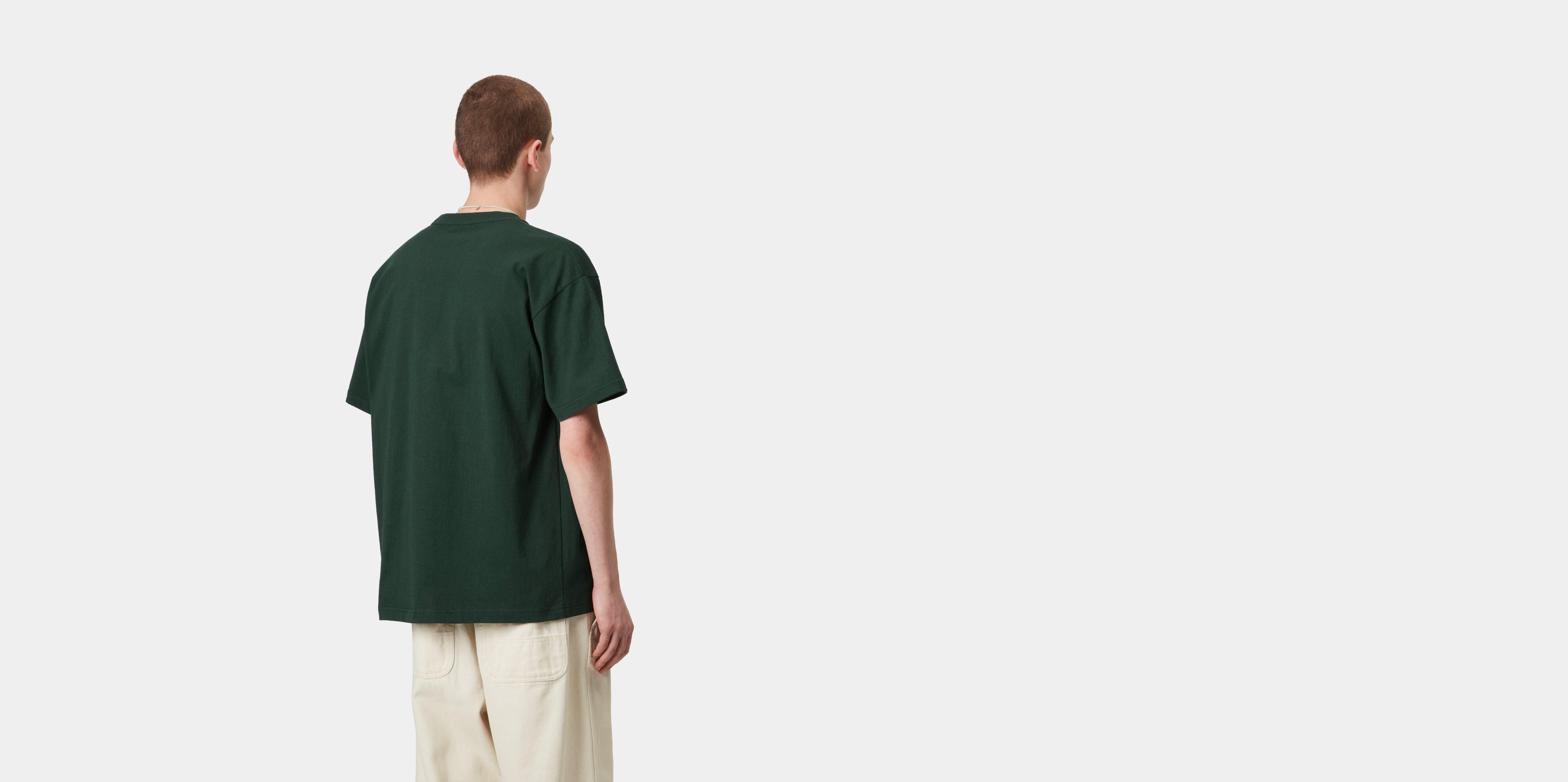 Carhartt WIP S/S Flaming Ducks T-Shirt, Conifer | Boutique