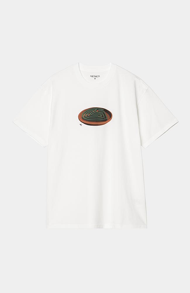 ★人気★carhartt★S/S SPIRAL T-SHIRT UNISEX Carhartt WIP S/S Spiral T-Shirt, White | Official Online Store