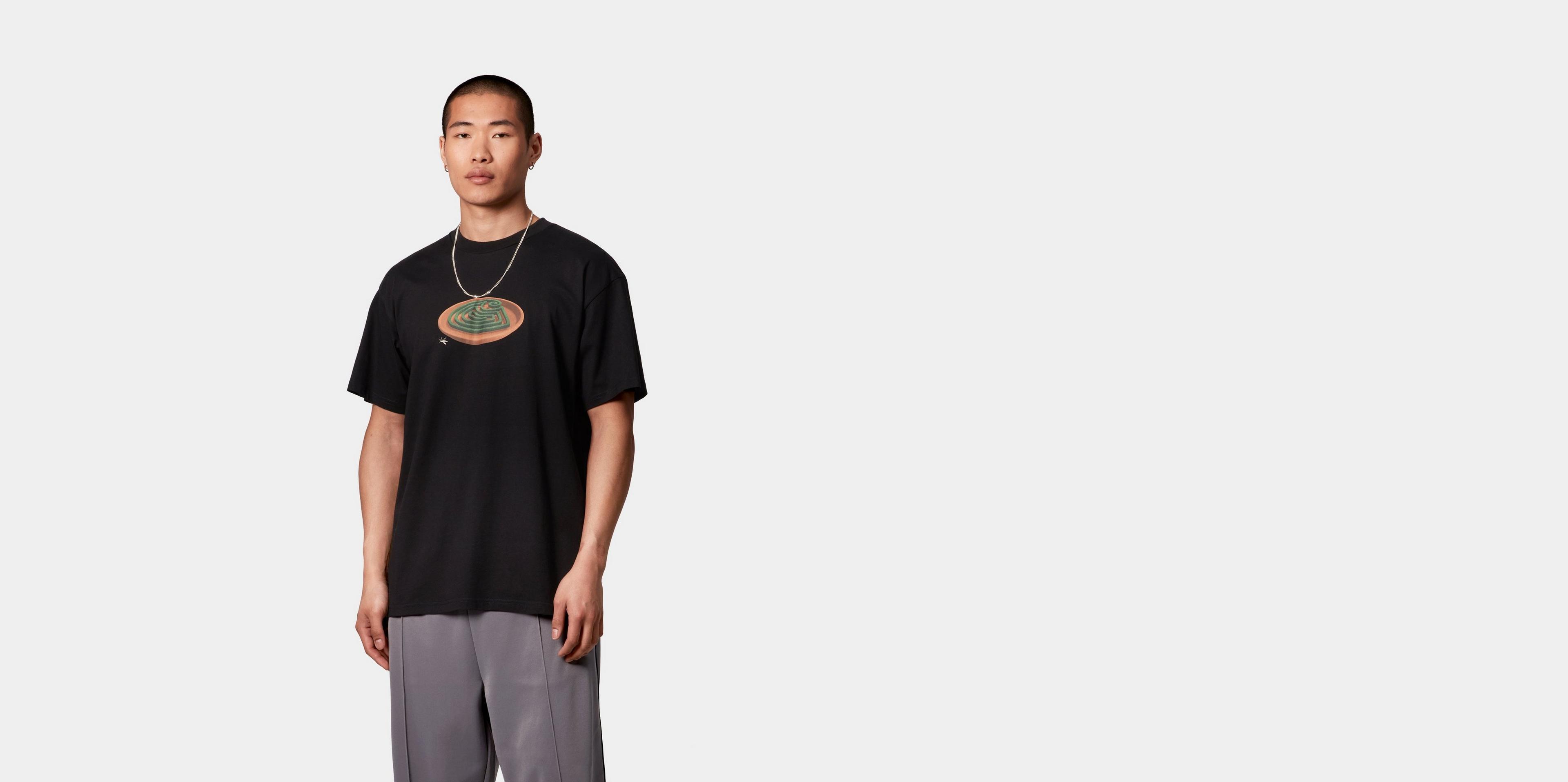 ★人気★carhartt★S/S SPIRAL T-SHIRT UNISEX Carhartt WIP S/S Spiral T-Shirt, Black | Official Online Store
