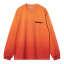 【carhartt】\"L/S Light Work\"コットン長袖ロゴTシャツ/Yosemite Carhartt WIP Longsleeve Light Work - grey (yosemite/black)
