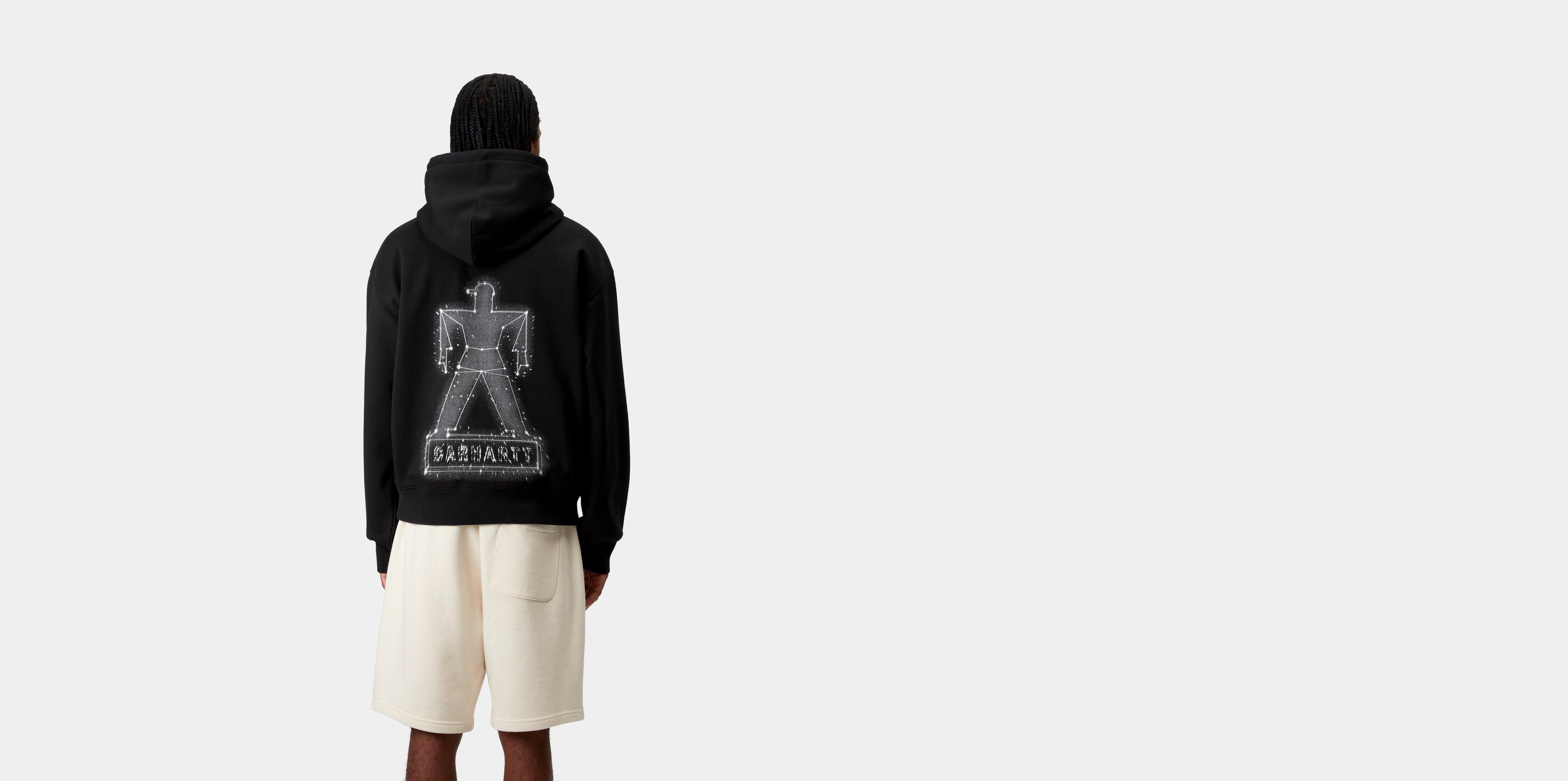 ★CARHARTT WIP Hooded Stargazer Sweatshirt 関税込★ Carhartt WIP Hooded Stargazer Sweatshirt, Black / White