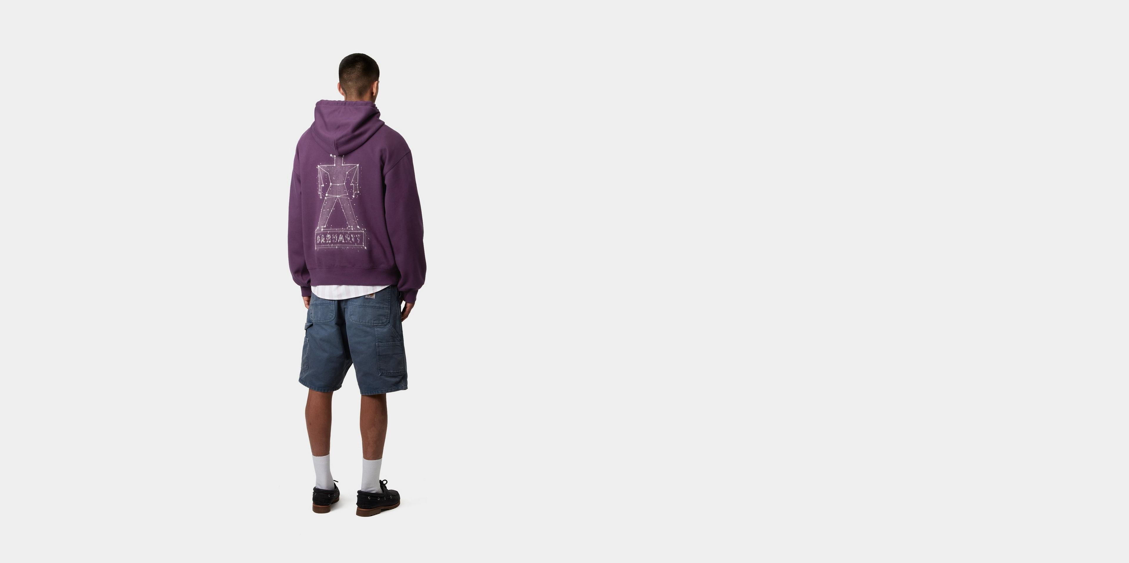 Carhartt WIP Hooded Stargazer Sweatshirt, Huckleberry / Wax