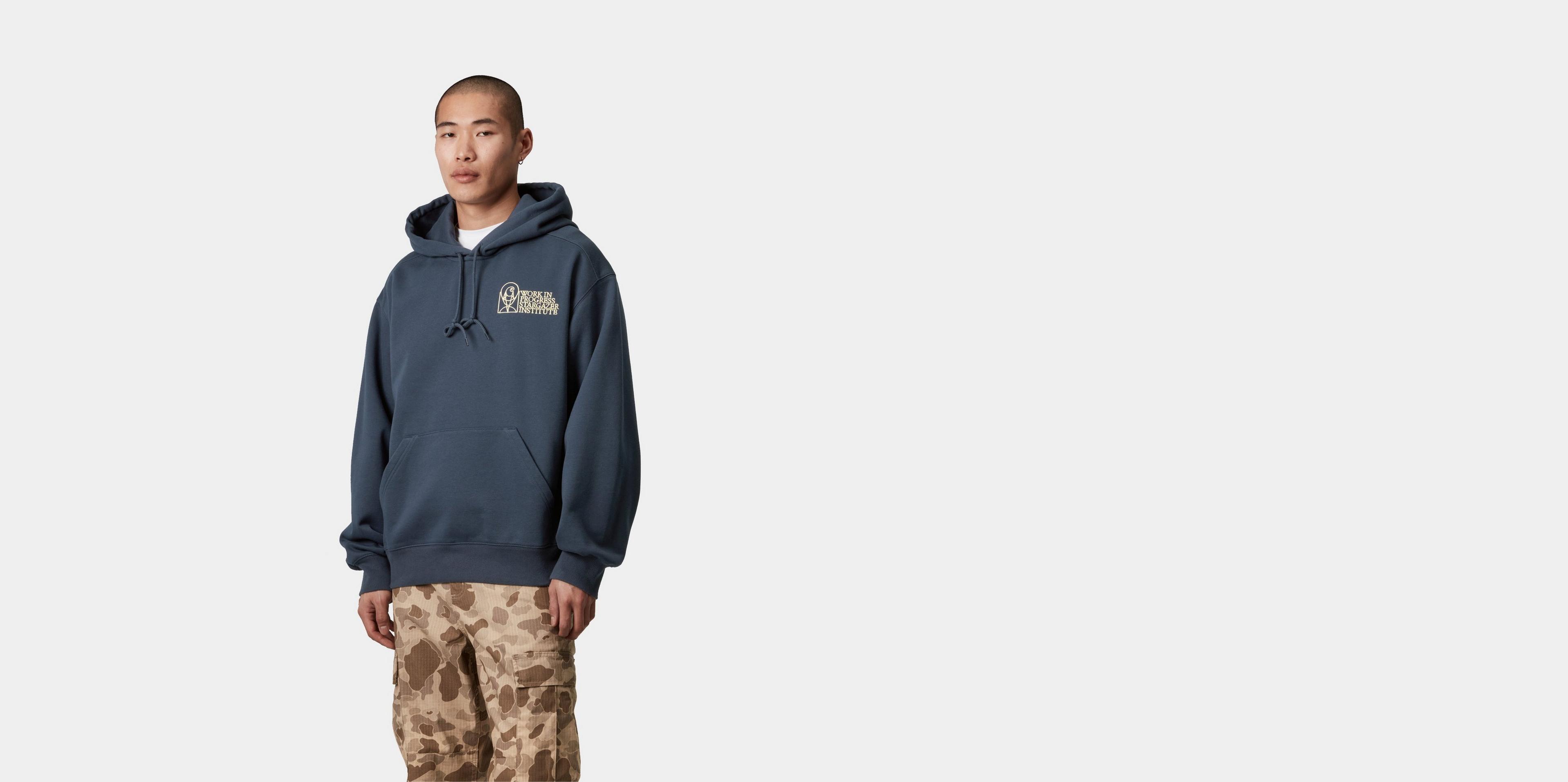 ★ドイツ発*carhartt WIP*新作*Stargazer フーディ/DUSKY BLUE★ Carhartt WIP Hooded Stargazer Sweatshirt, Dusky Blue