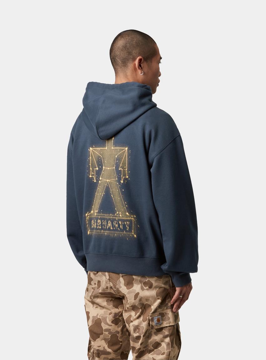 ★ドイツ発*carhartt WIP*新作*Stargazer フーディ/DUSKY BLUE★ Carhartt WIP Hooded Stargazer Sweatshirt, Dusky Blue