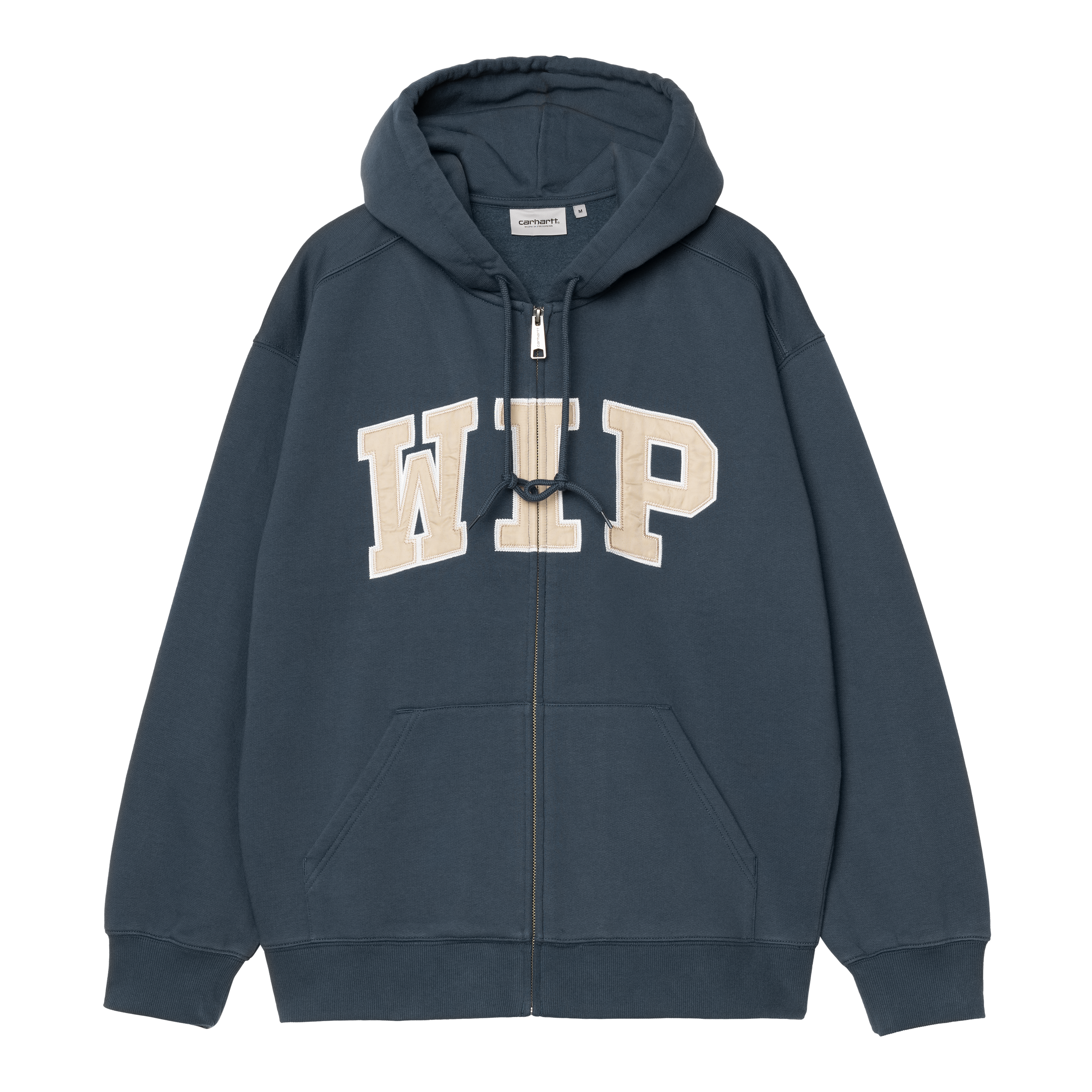 【CARHARTT WIP】HOODED SWEAT JACKET ブルー Carhartt WIP Hooded WIP Sweat Jacket, Dusky Blue | Official