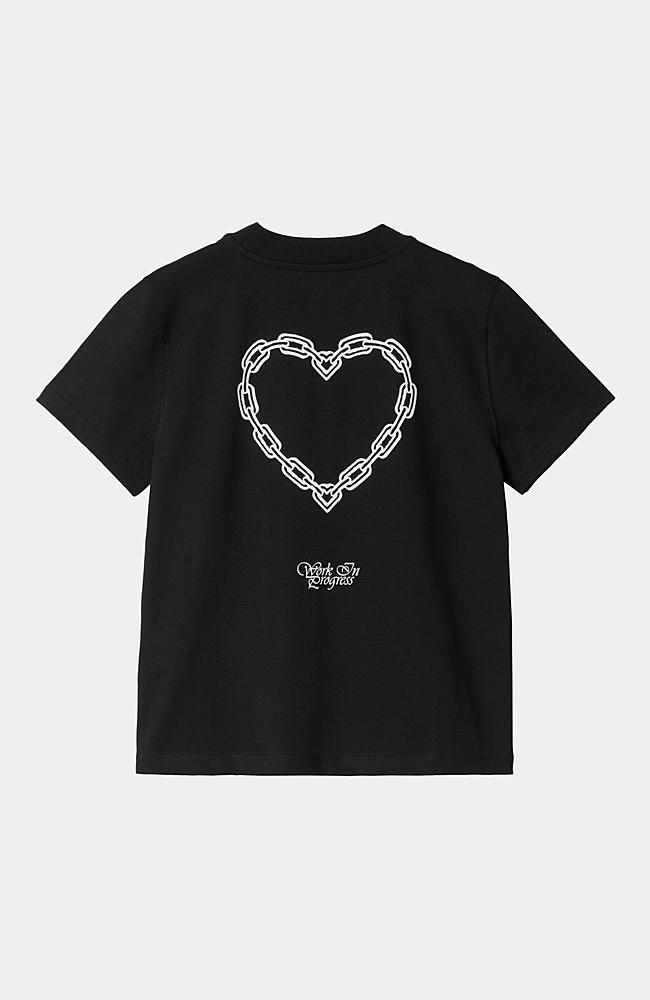 ★2024SS新作★CARHARTT★S/S ICONS T-SHIRT Carhartt WIP W' S/S Chained T-Shirt, Black / White