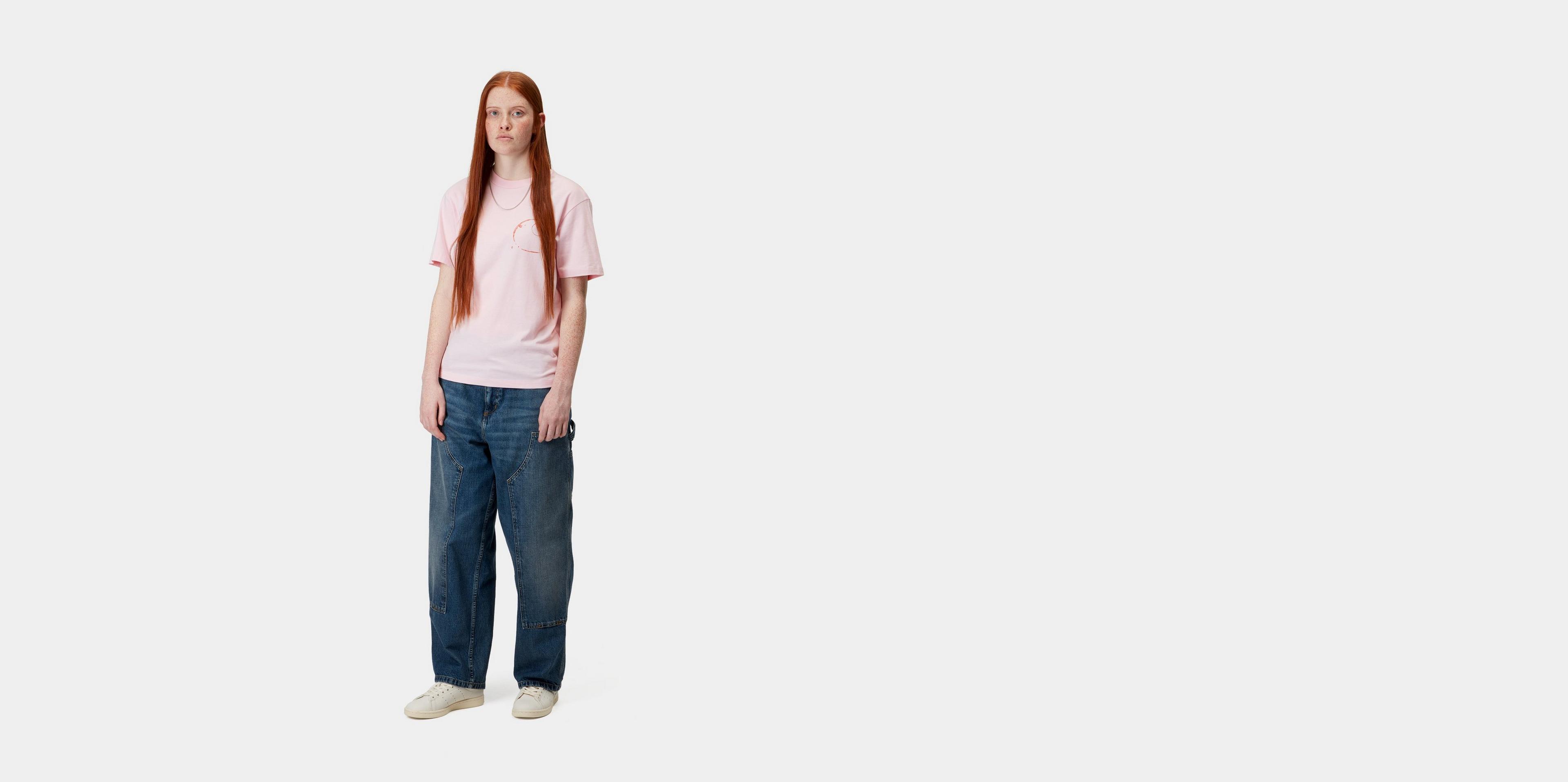 ★ドイツ発*carhartt WIP*新作*Java Tシャツ/AIR PINK★ Carhartt WIP W' S/S Java T-Shirt, Air Pink | Official Online