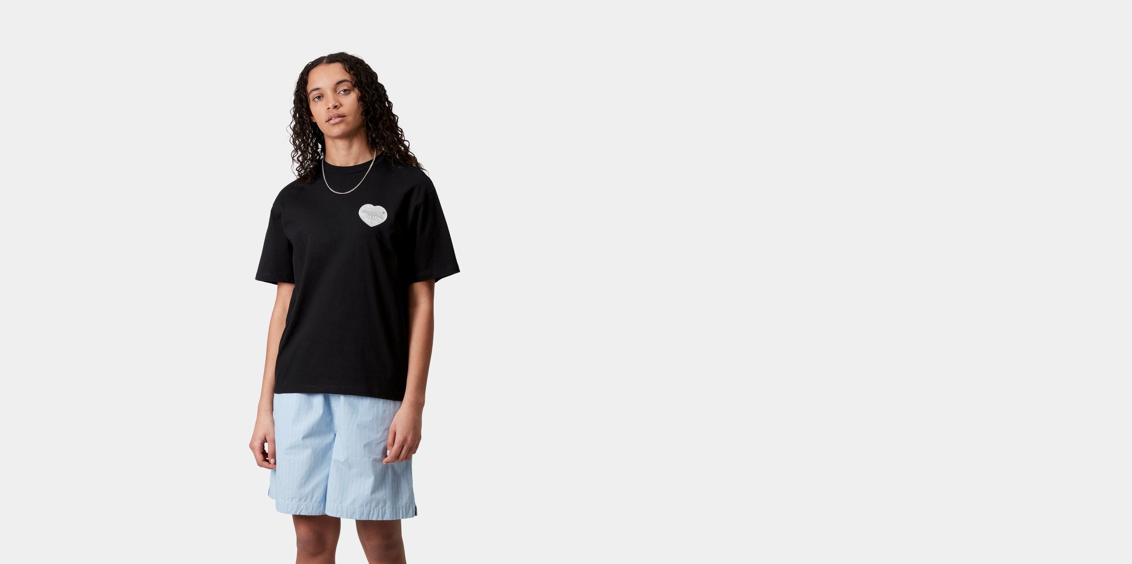 Carhartt WIP W' S/S Hartt Chain T-Shirt, Black | Official