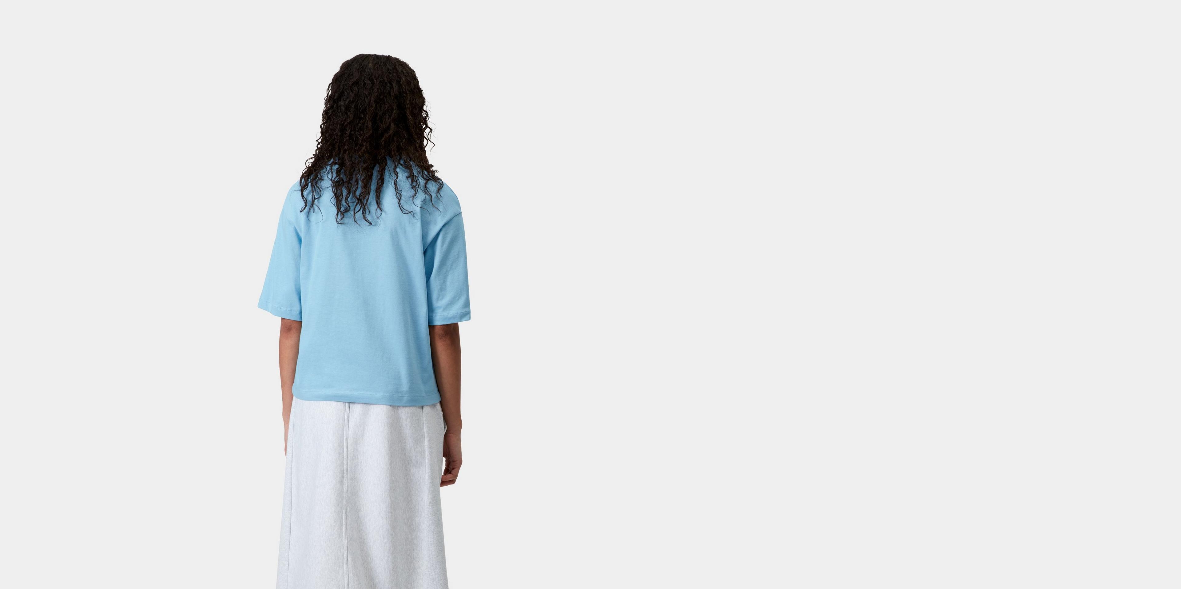 ★ドイツ発*carhartt WIP*新作* Run Tシャツ/BLUE BIRD★ Carhartt WIP W' S/S Home Run T-Shirt, Bluebird | Official