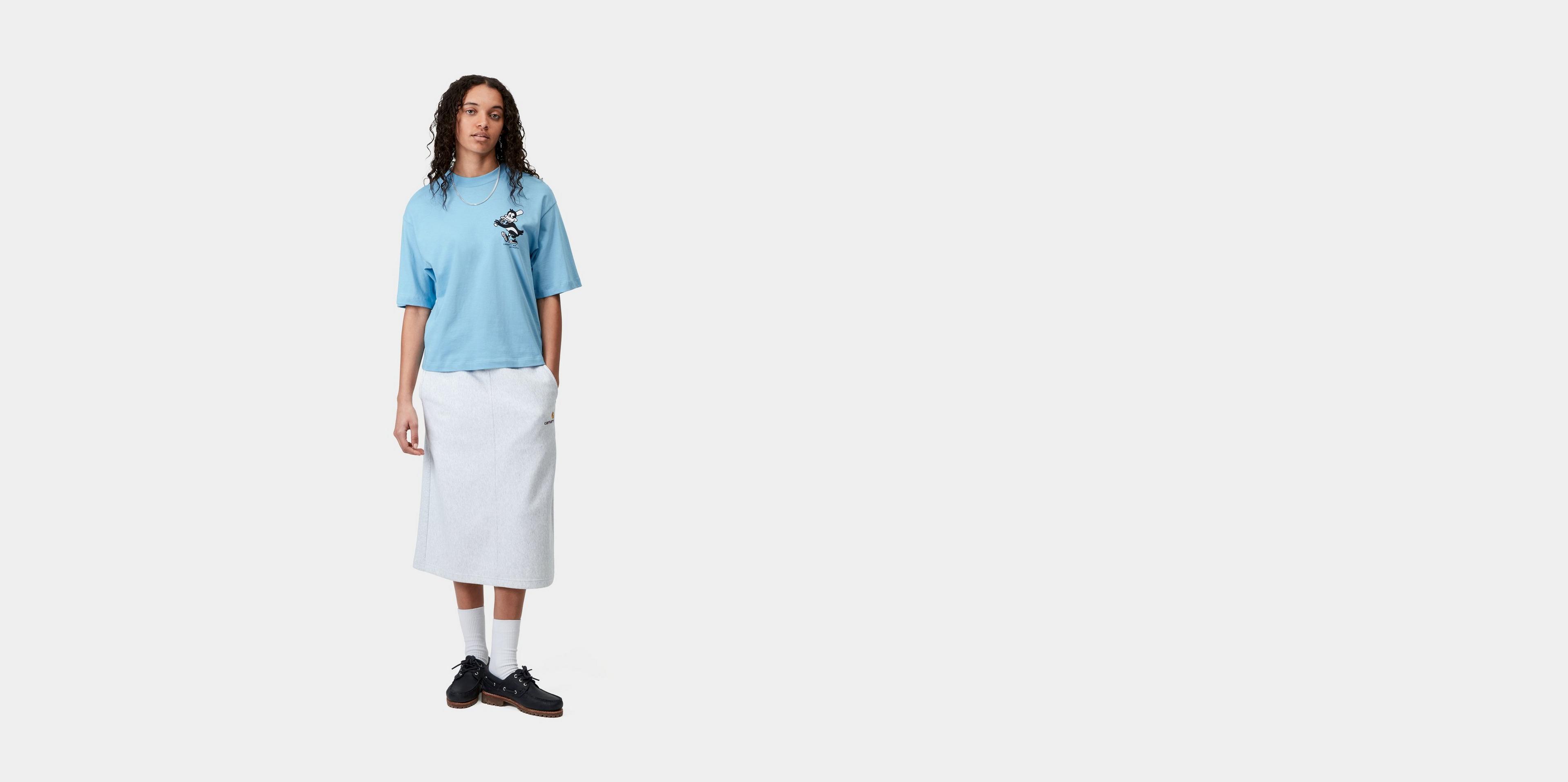Carhartt WIP W' S/S Home Run T-Shirt, Bluebird | Official