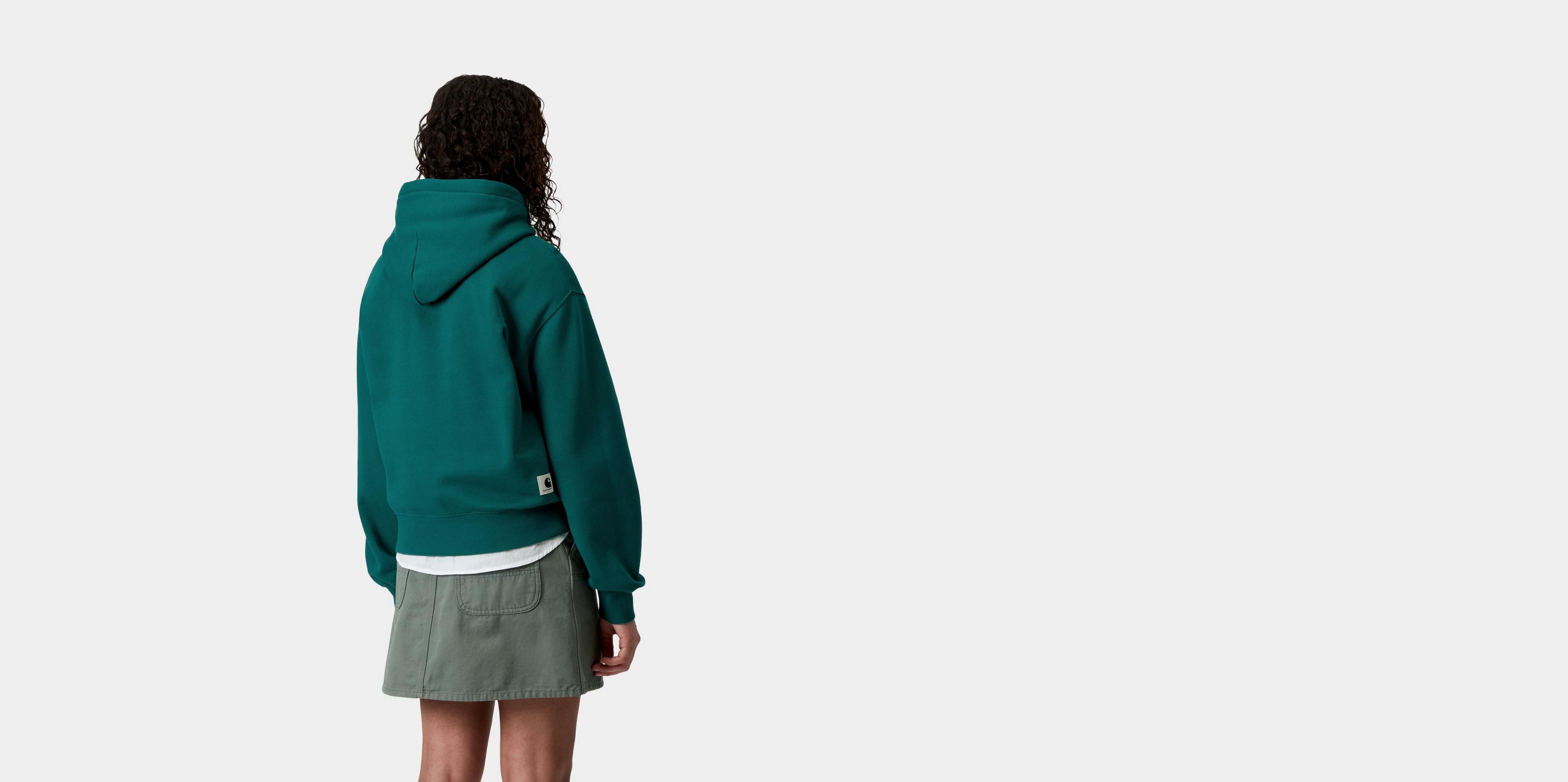 Carhartt WIP W' Hooded WIP Sweatshirt, Rainforest | Official