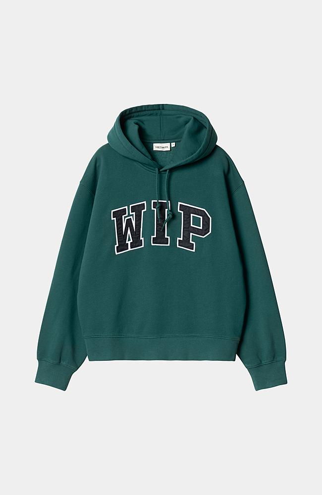 Carhartt WIP Women's Hooded WIP Sweatshirt, Rainforest Carhartt WIP Women's Hooded WIP Sweatshirt, Rainforest