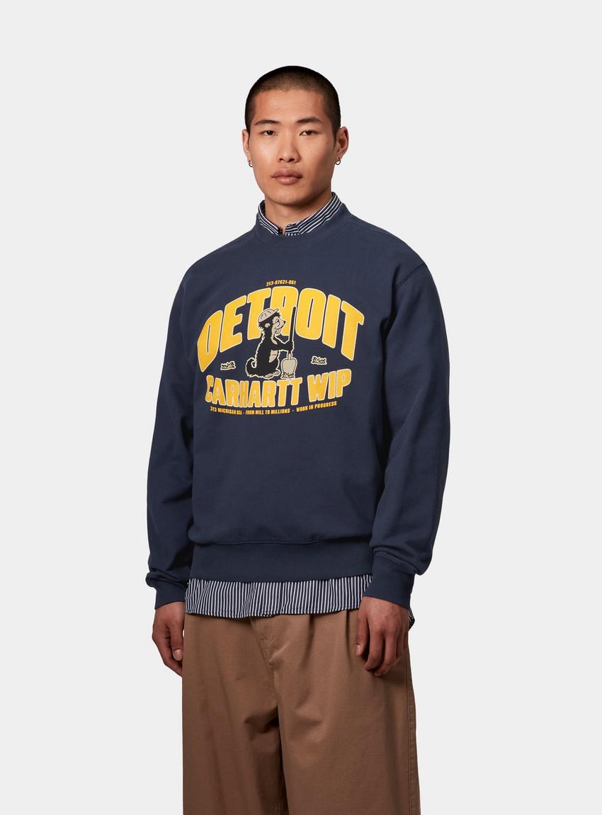 ★2025SS新作★CARHARTT★UNDERGROUND SWEATSHIRT Carhartt WIP Underground Sweatshirt, Blue | Official Online