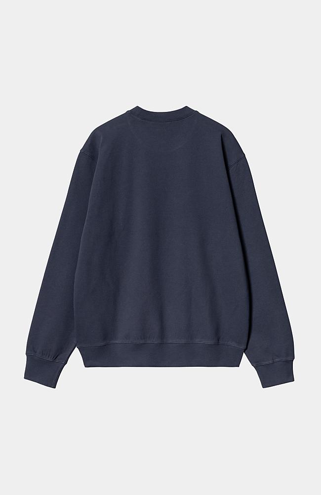 【Carhartt】 ★ UNDERGROUND SWEATSHIRT ★ LOOSE FIT Carhartt WIP Underground Sweatshirt, Blue | Official Online