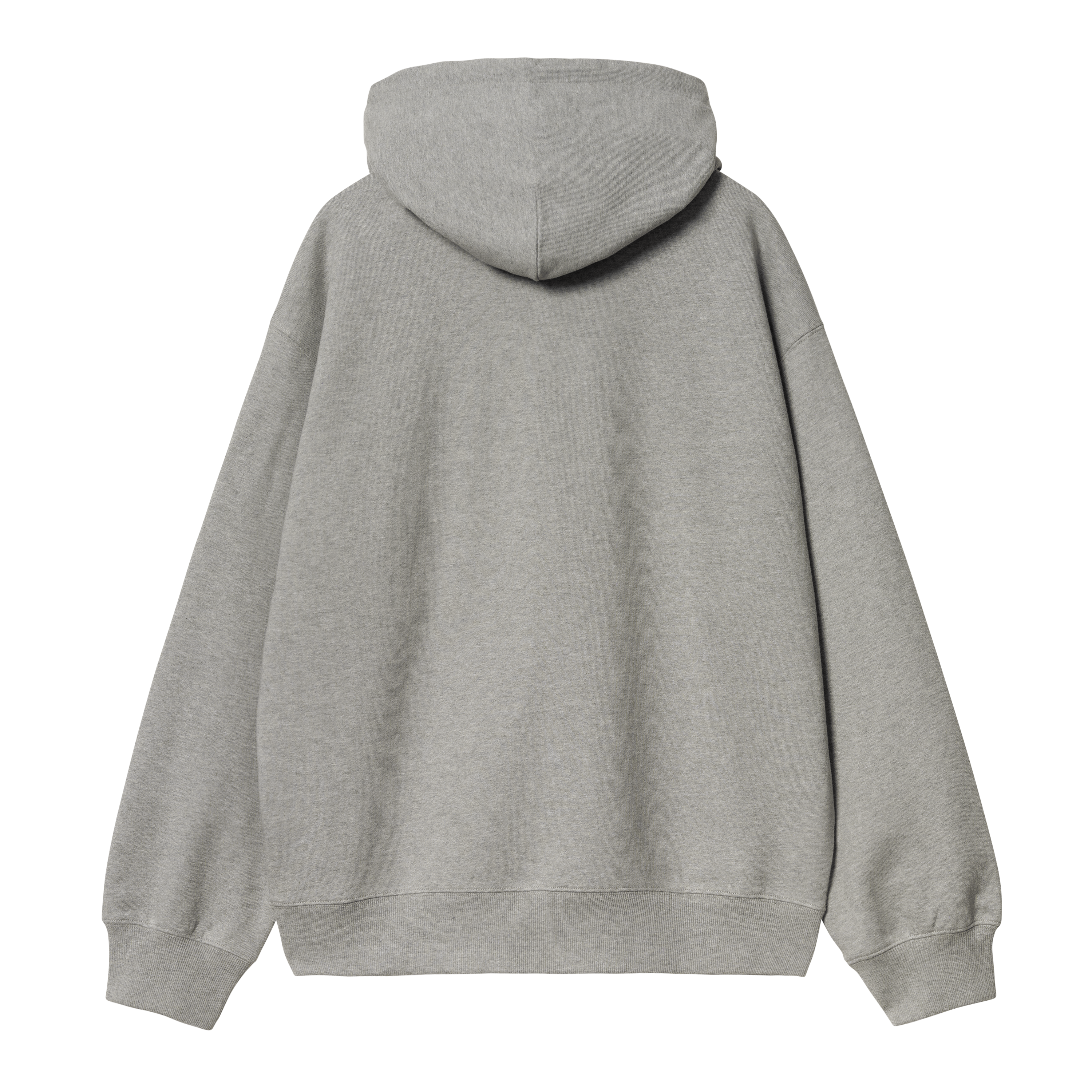 Carhartt WIP Hooded Flaming Ducks Sweatshirt, Grey Heather