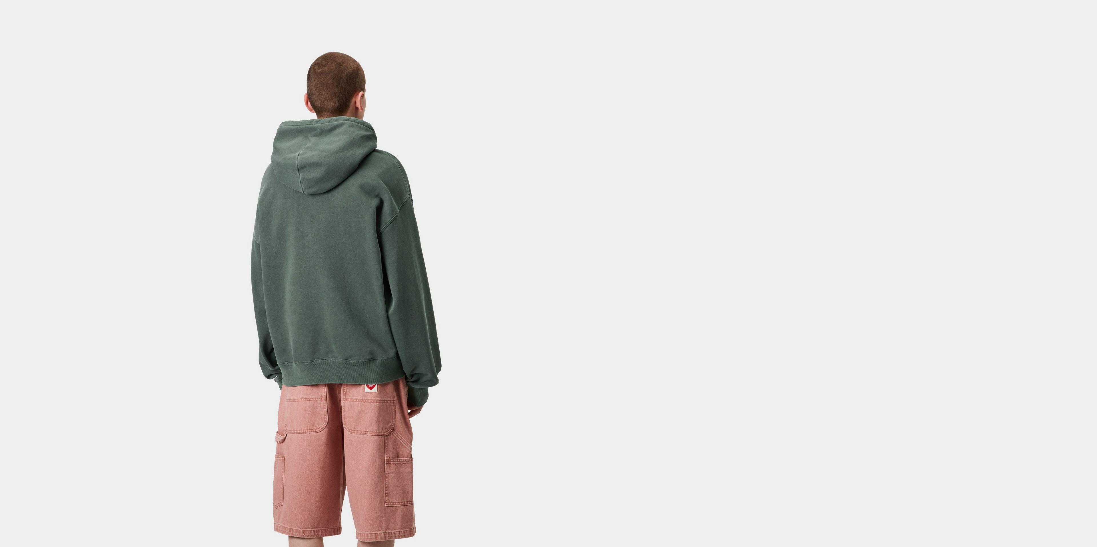 ★CARHARTT WIP Hooded Library Sweatshirt 関税込★ Carhartt WIP Hooded Library Sweatshirt, Conifer | Official
